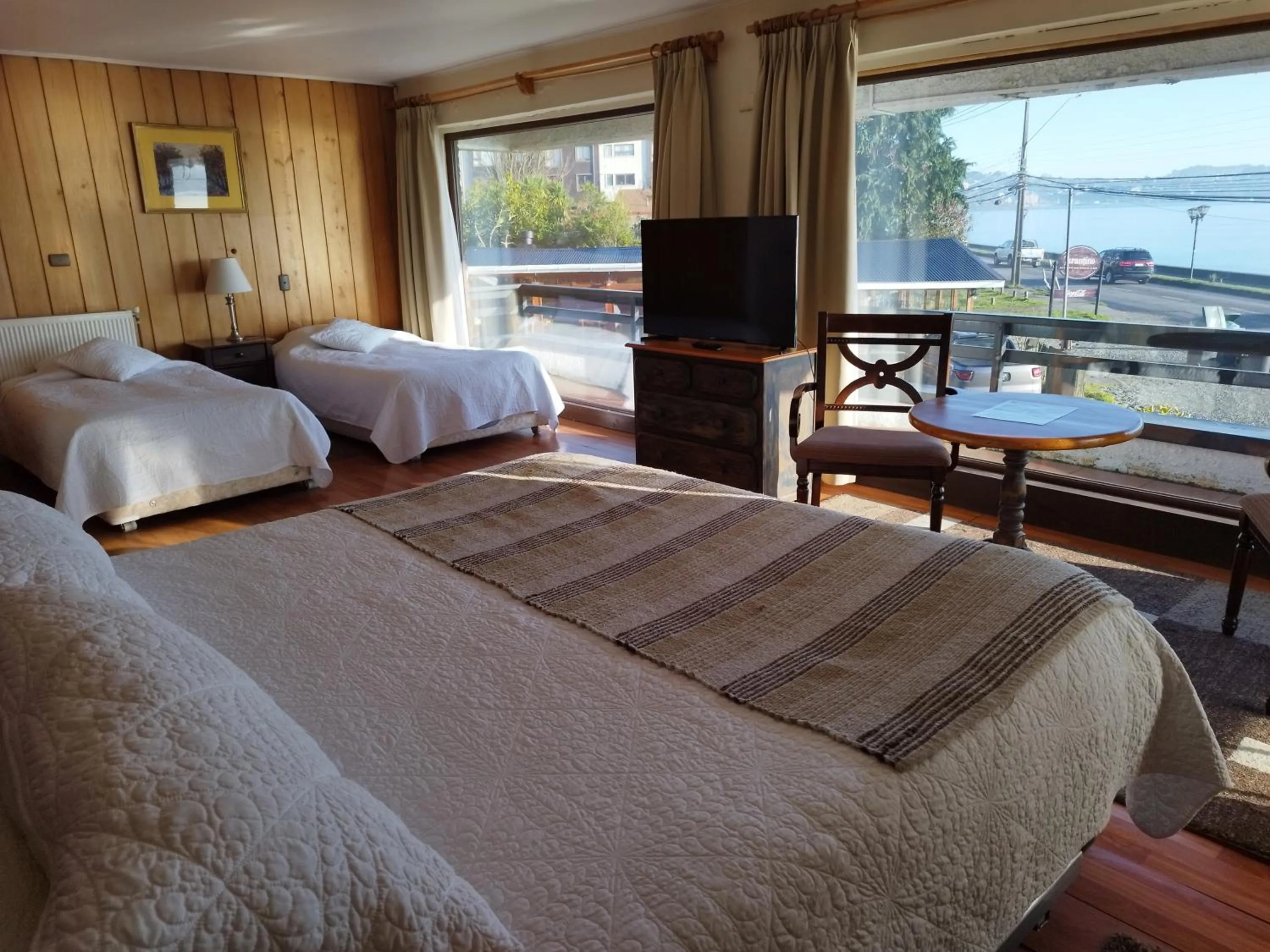 Bed in Hotel y cabañas Terrazas del Lago