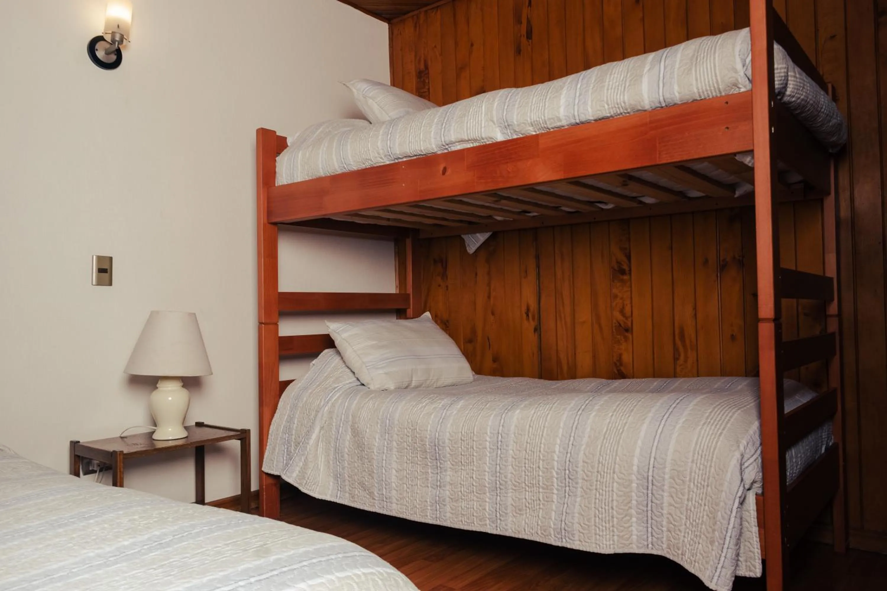 Bed in Hotel y cabañas Terrazas del Lago