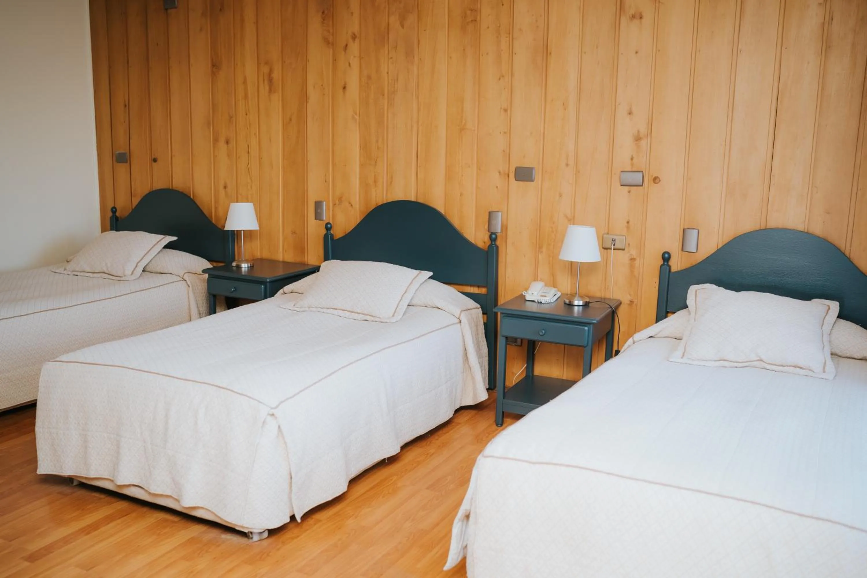 Bed in Hotel y cabañas Terrazas del Lago
