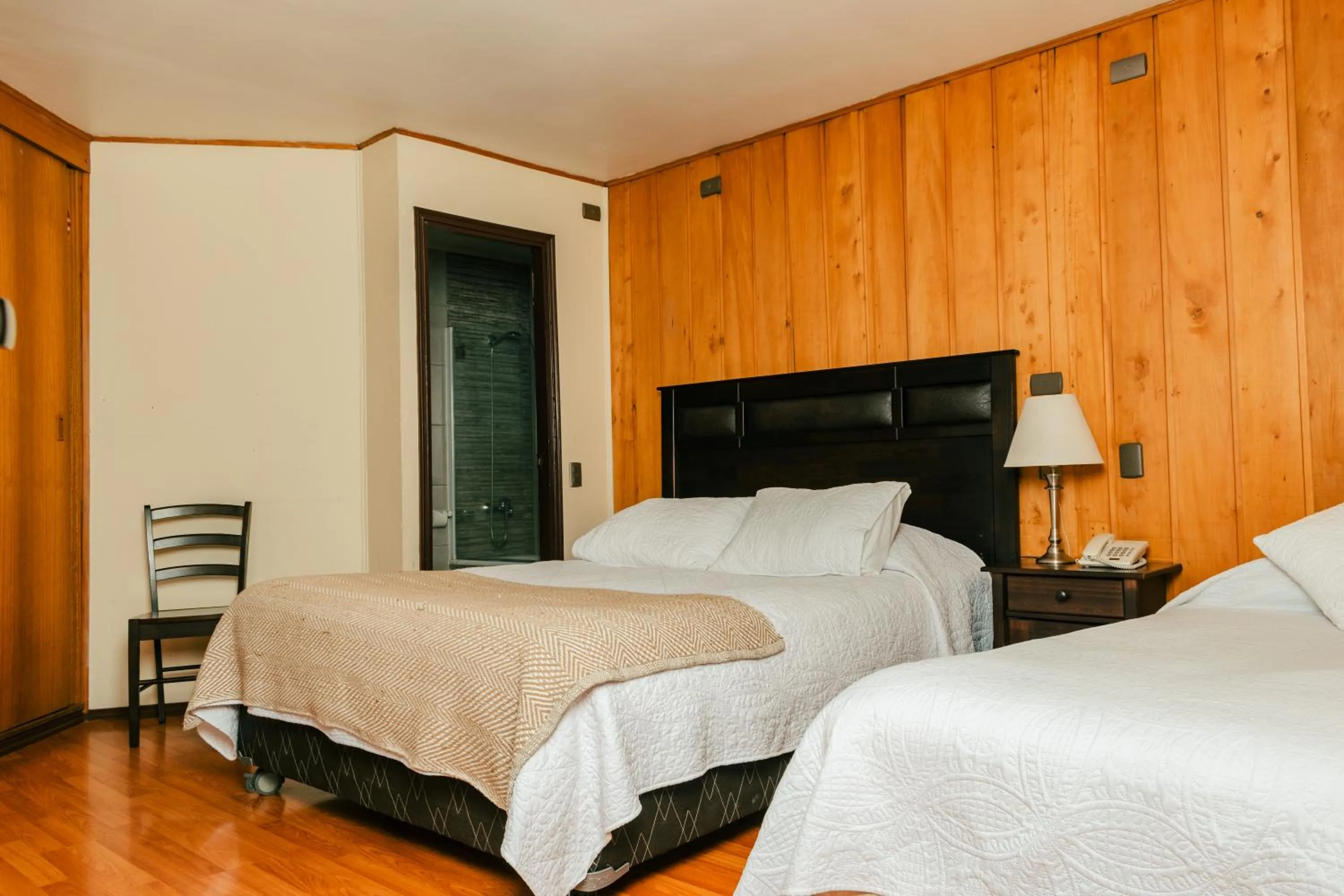 Bed in Hotel y cabañas Terrazas del Lago