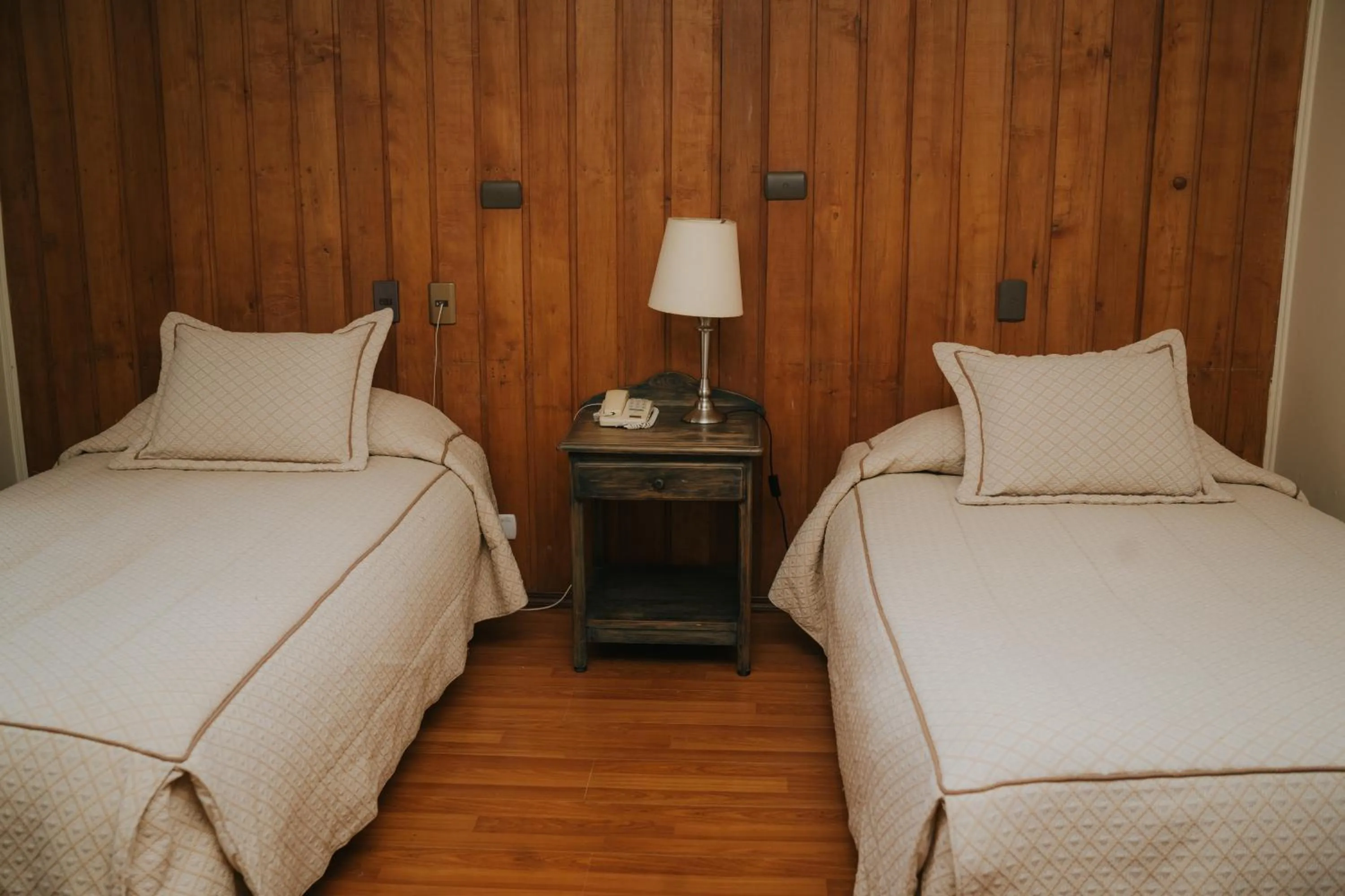 Bed in Hotel y cabañas Terrazas del Lago