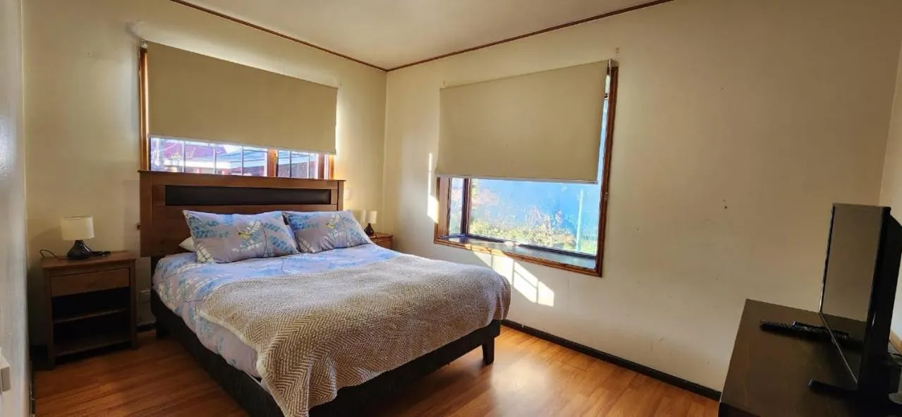 Bed in Hotel y cabañas Terrazas del Lago