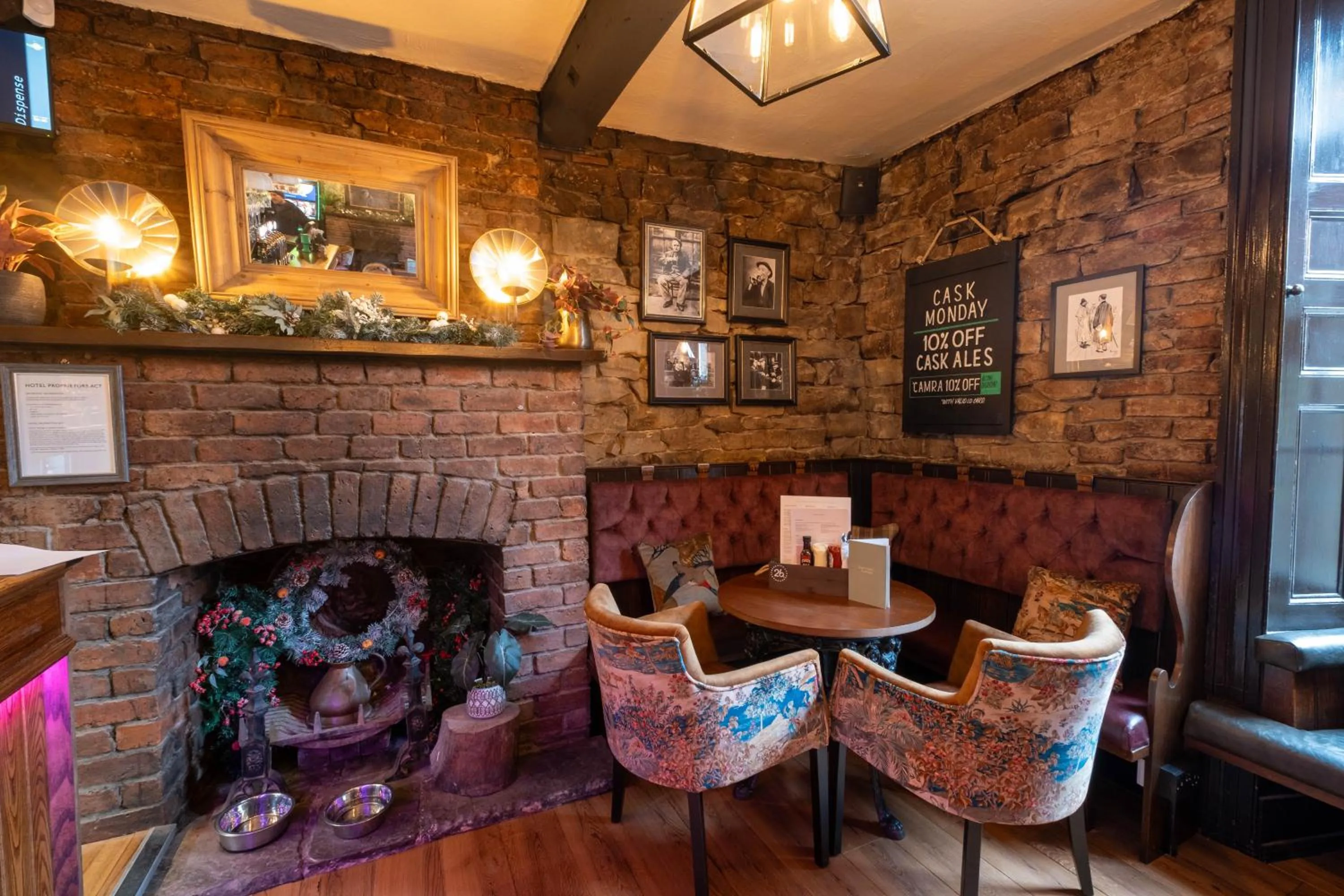 Seating area in Rockingham Arms By Greene King Inns