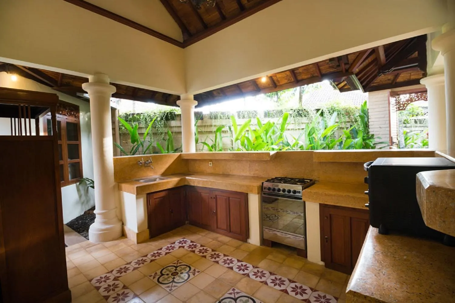 kitchen in Bali Royal Heritage Villas