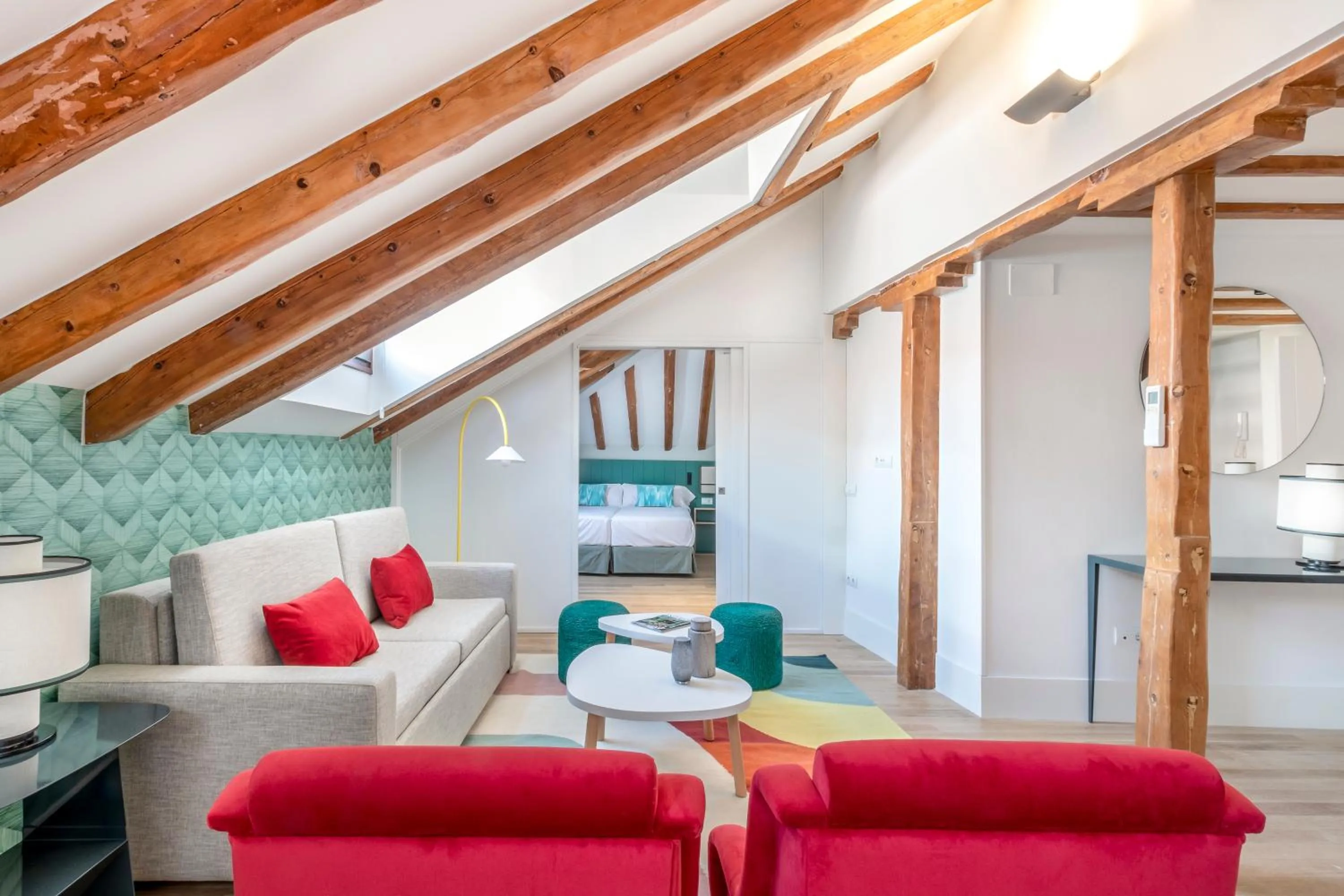 Living room in Slow Suites Chueca