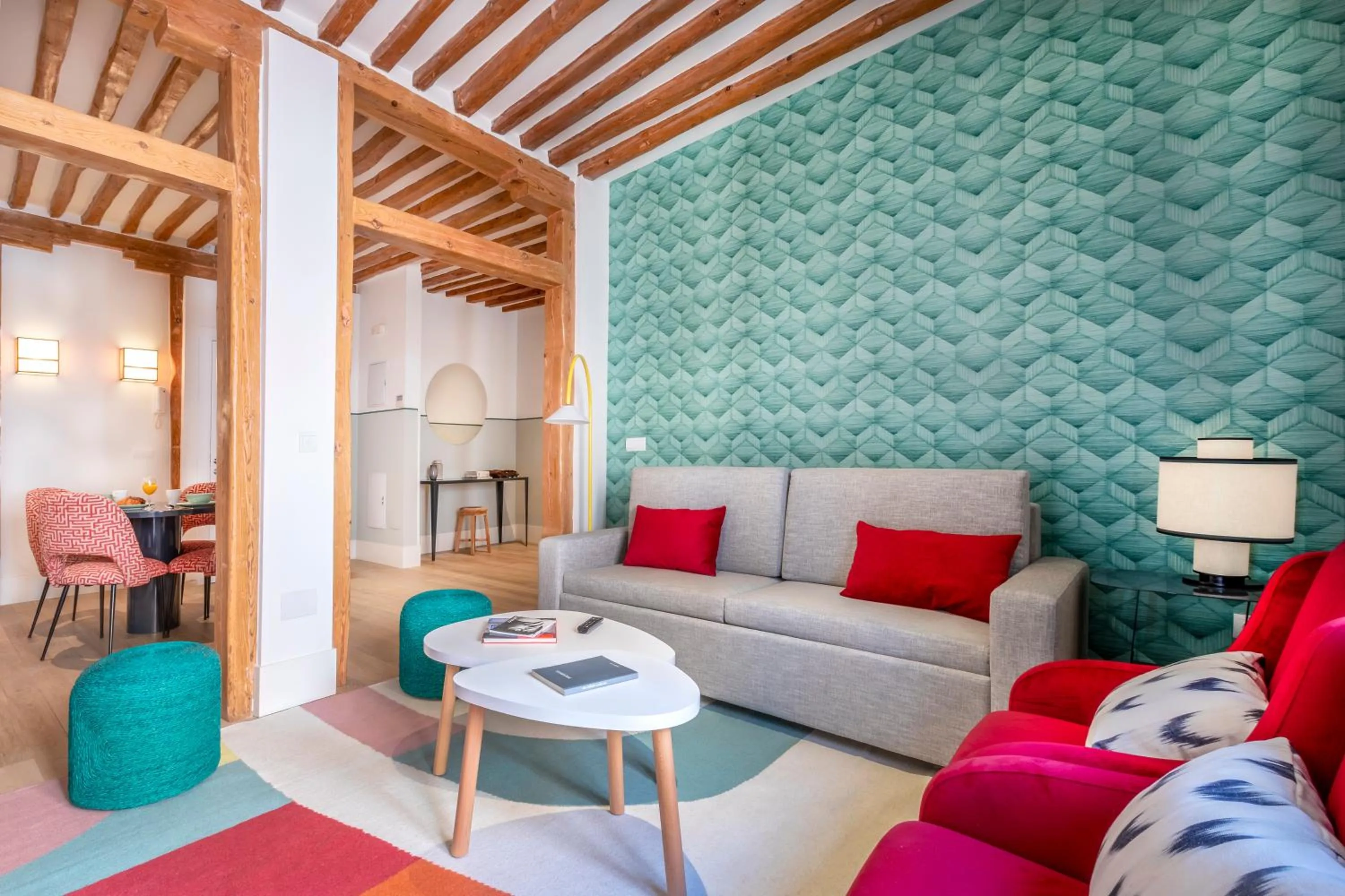 Living room in Slow Suites Chueca