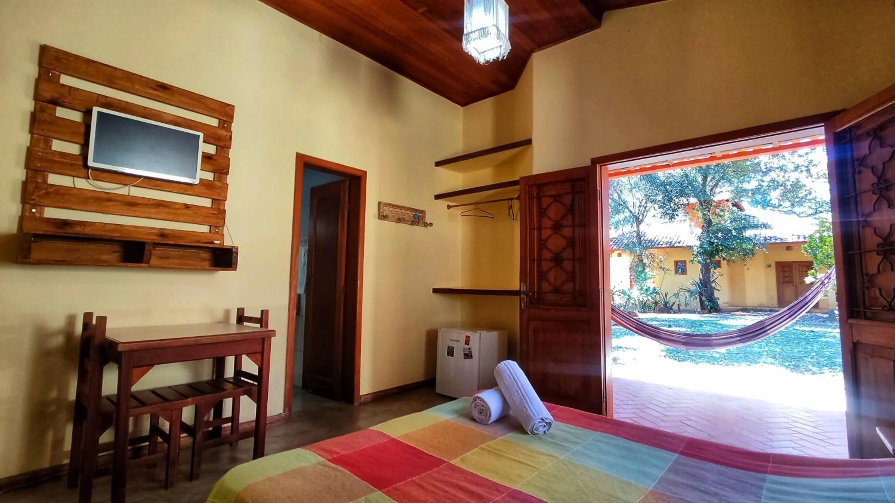 Bed in Pousada Opicodocipo