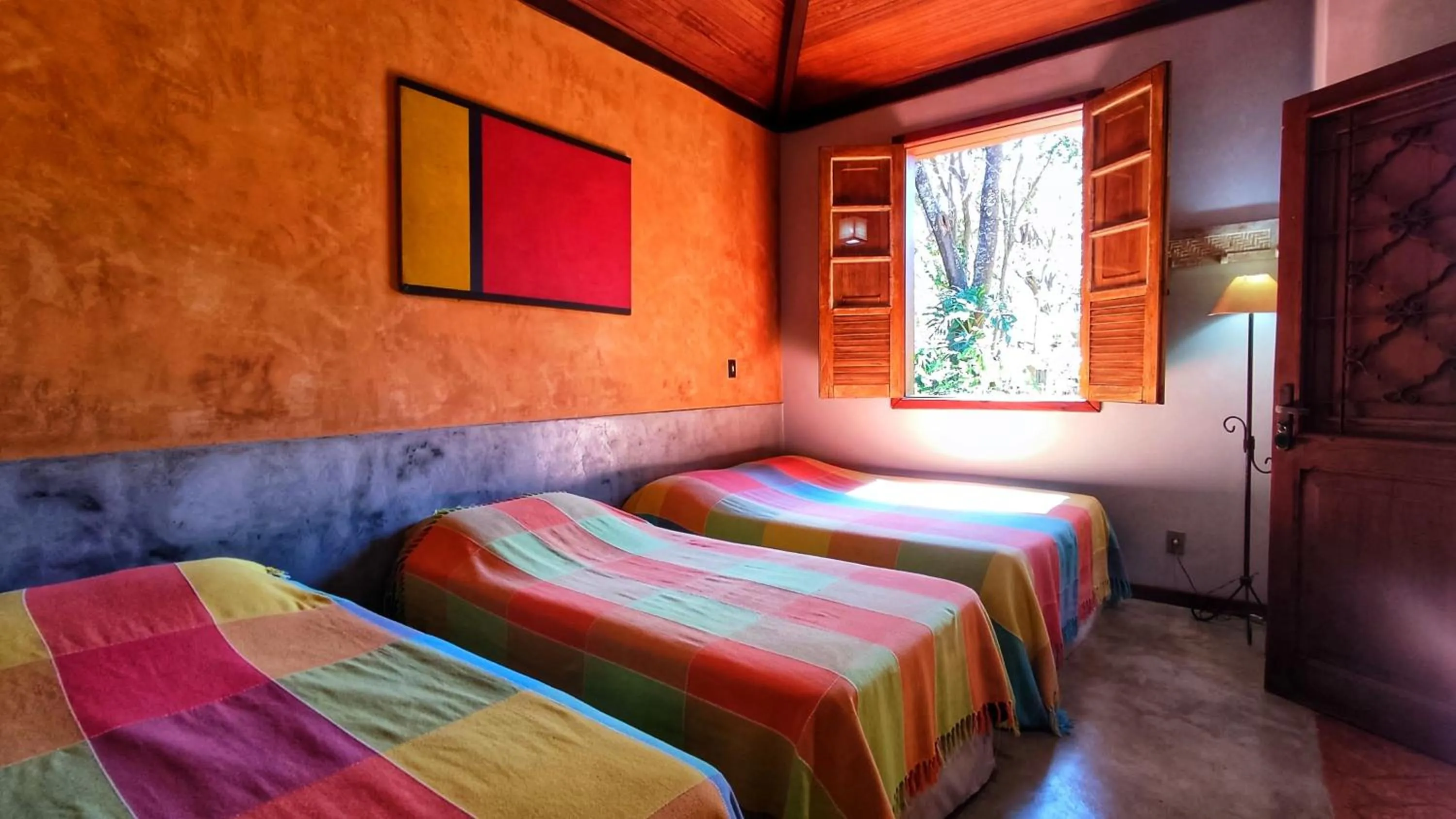 Bed in Pousada Opicodocipo