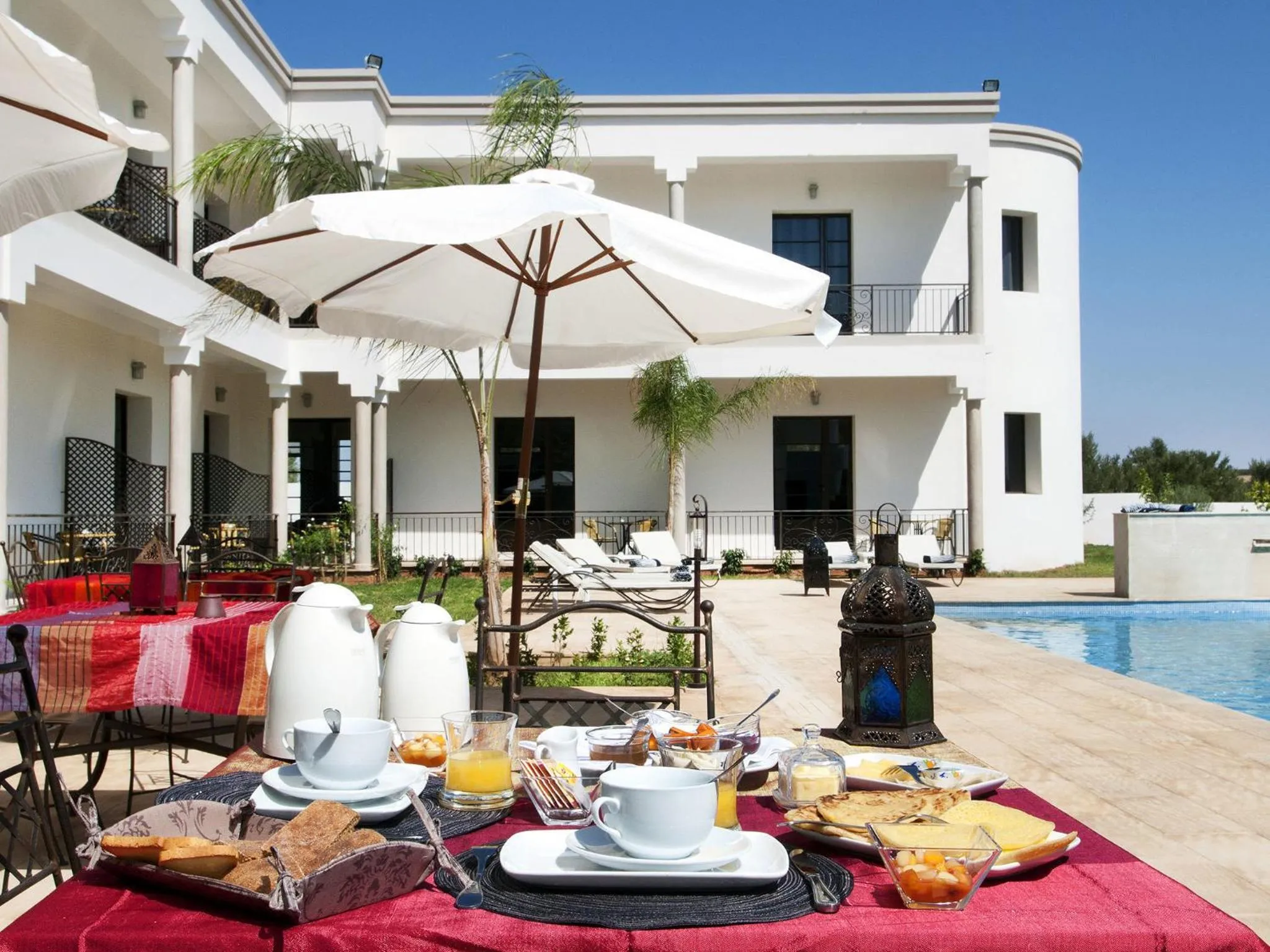 Swimming pool in Villa Agapanthe