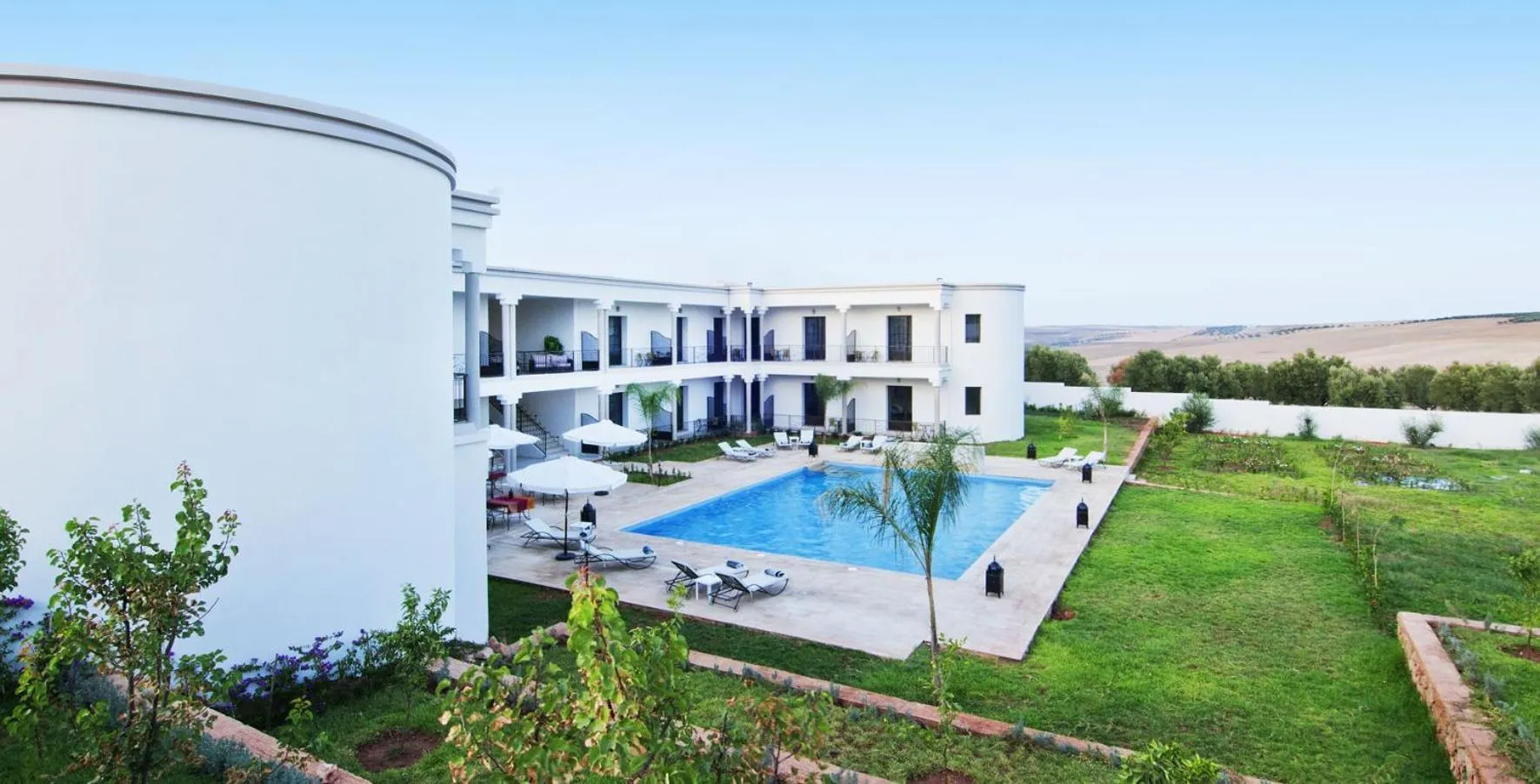 Garden in Villa Agapanthe