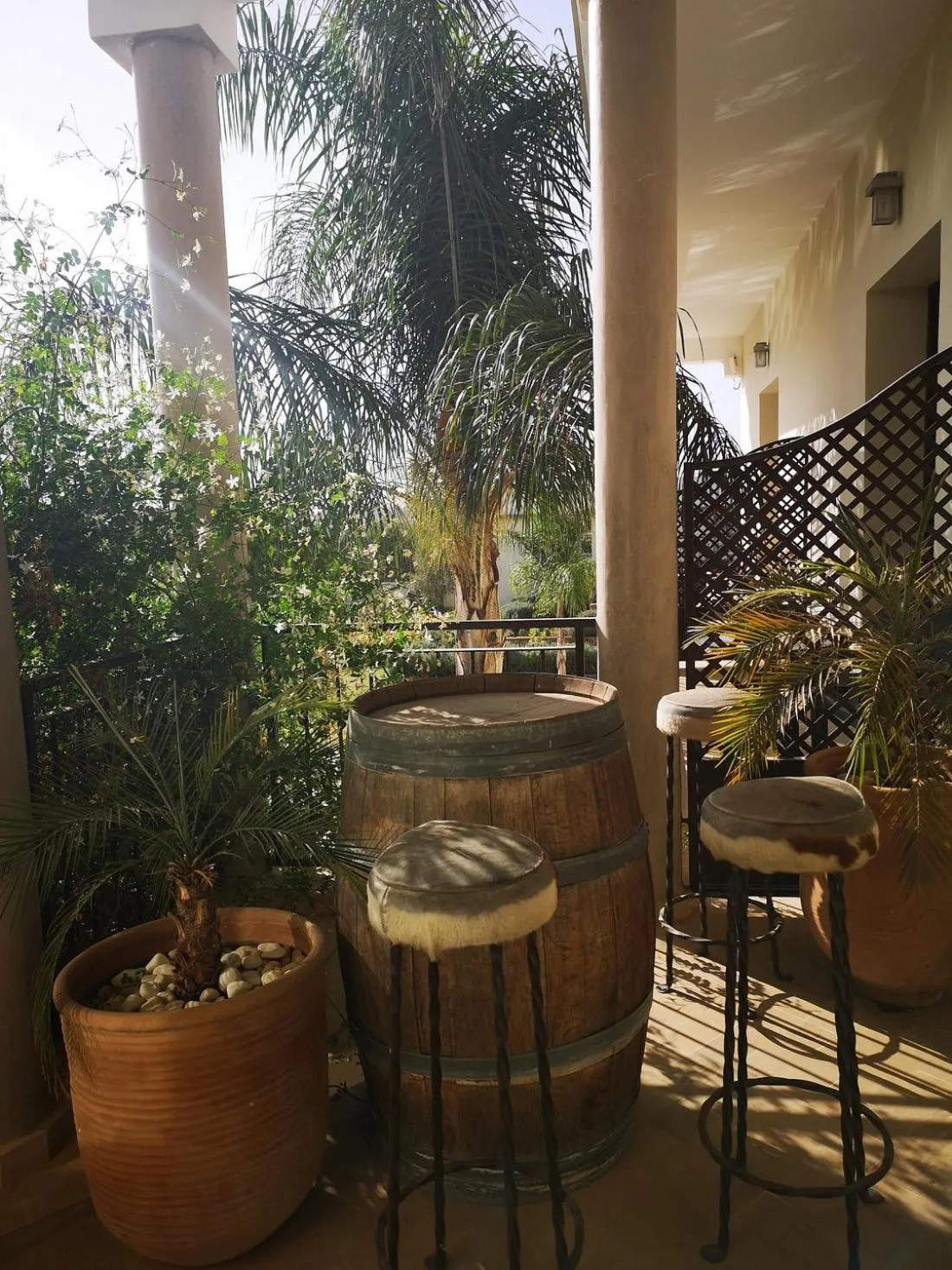 Patio in Villa Agapanthe