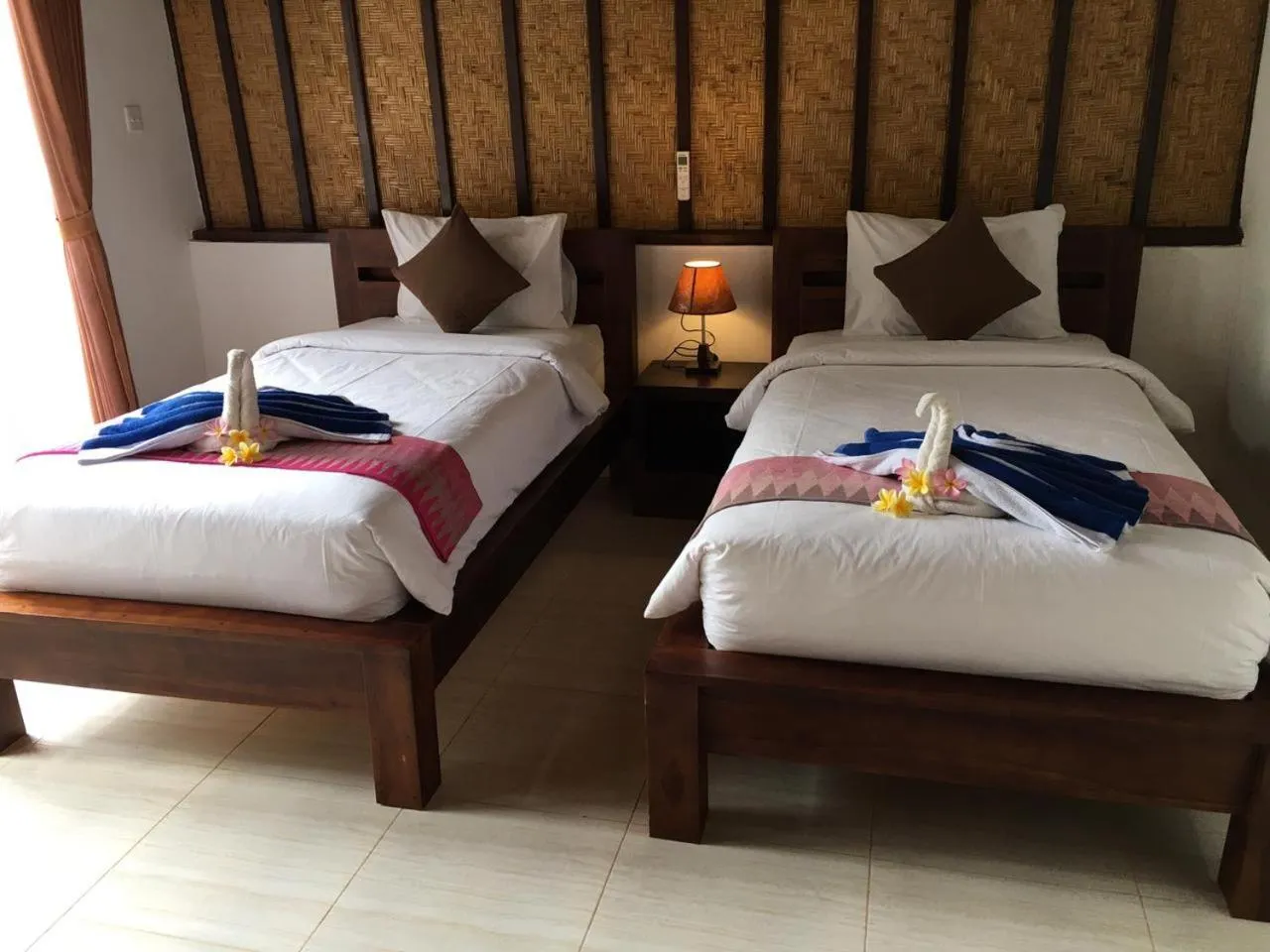 Bed in Bale Lumbung Bungalows