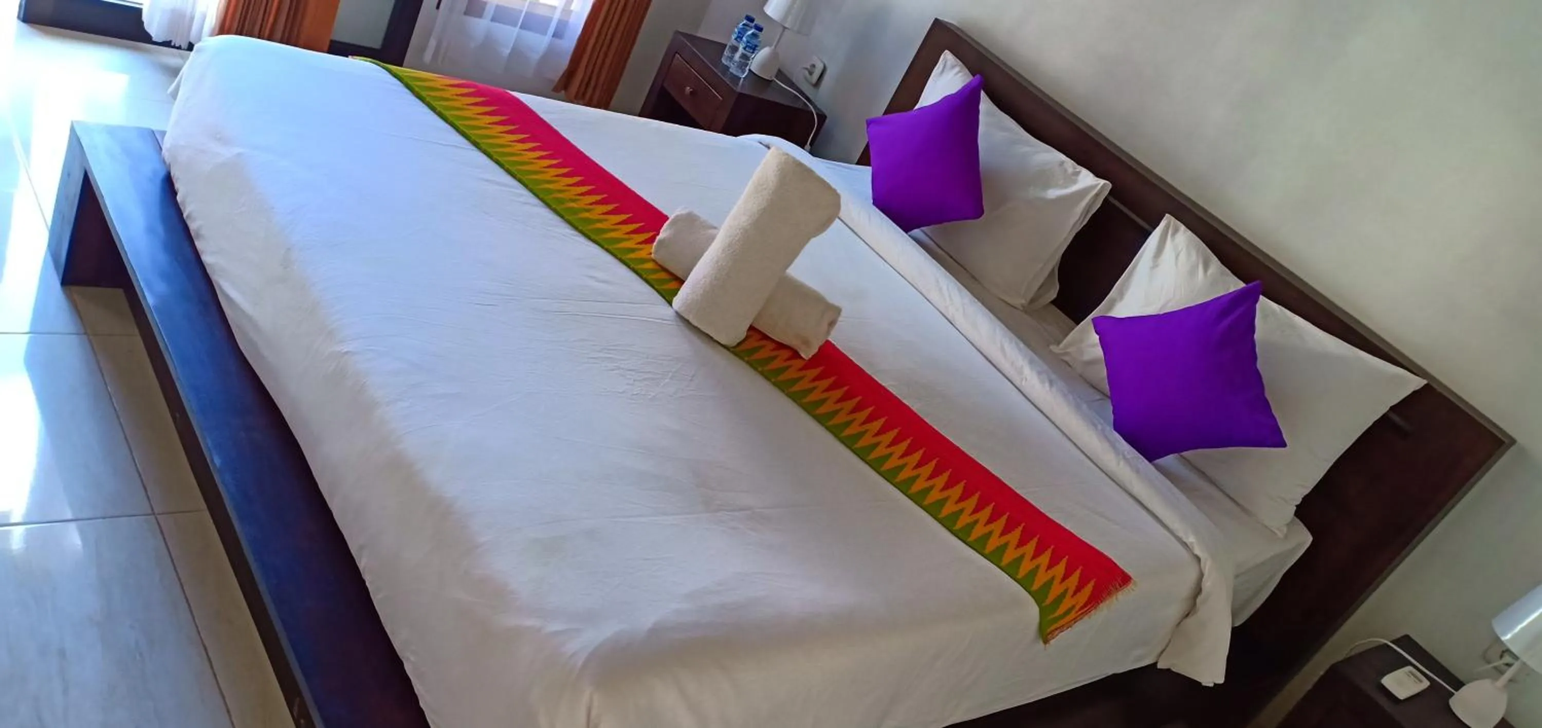 Bed in Bale Lumbung Bungalows