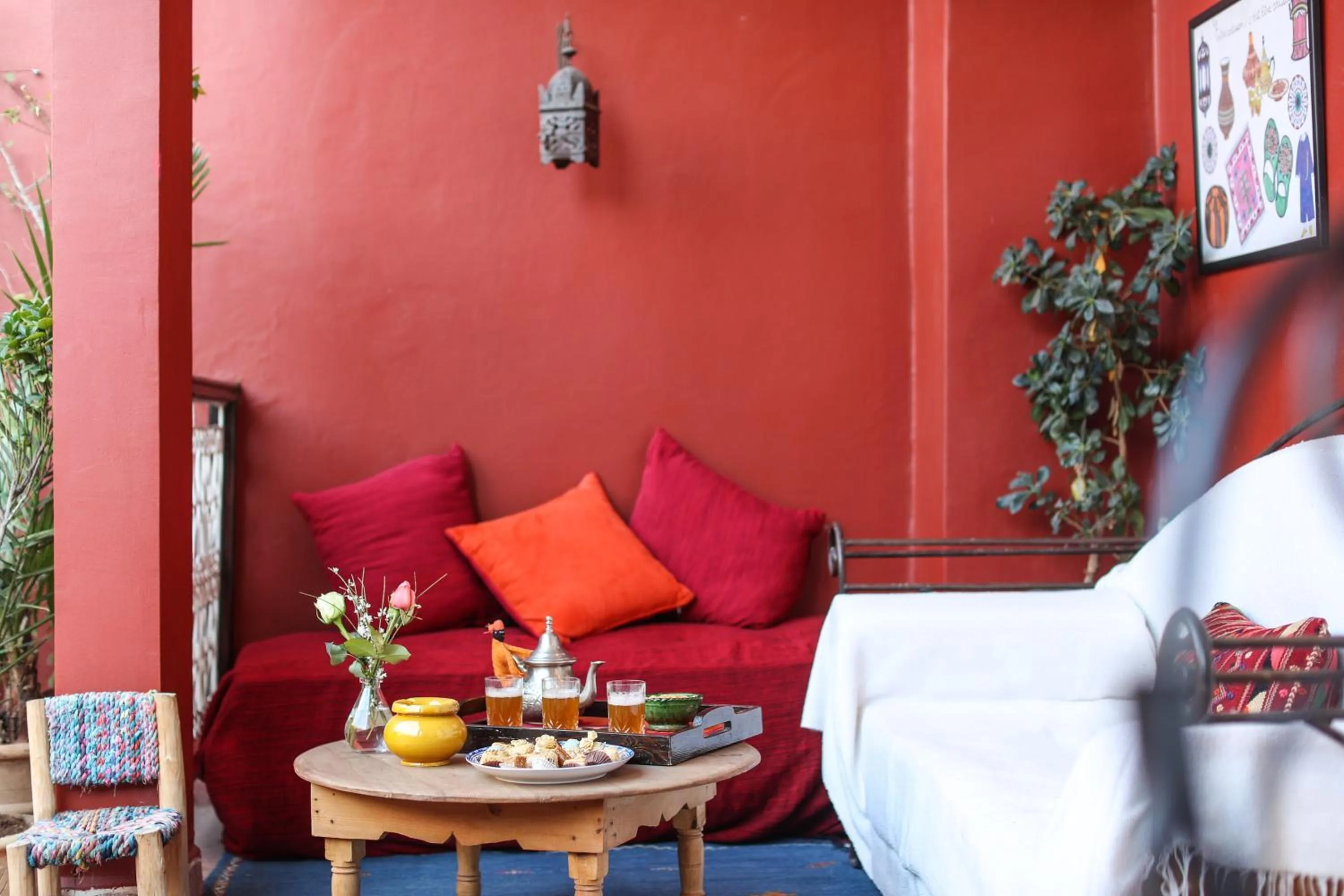Balcony/Terrace in Riad Marhbabikoum