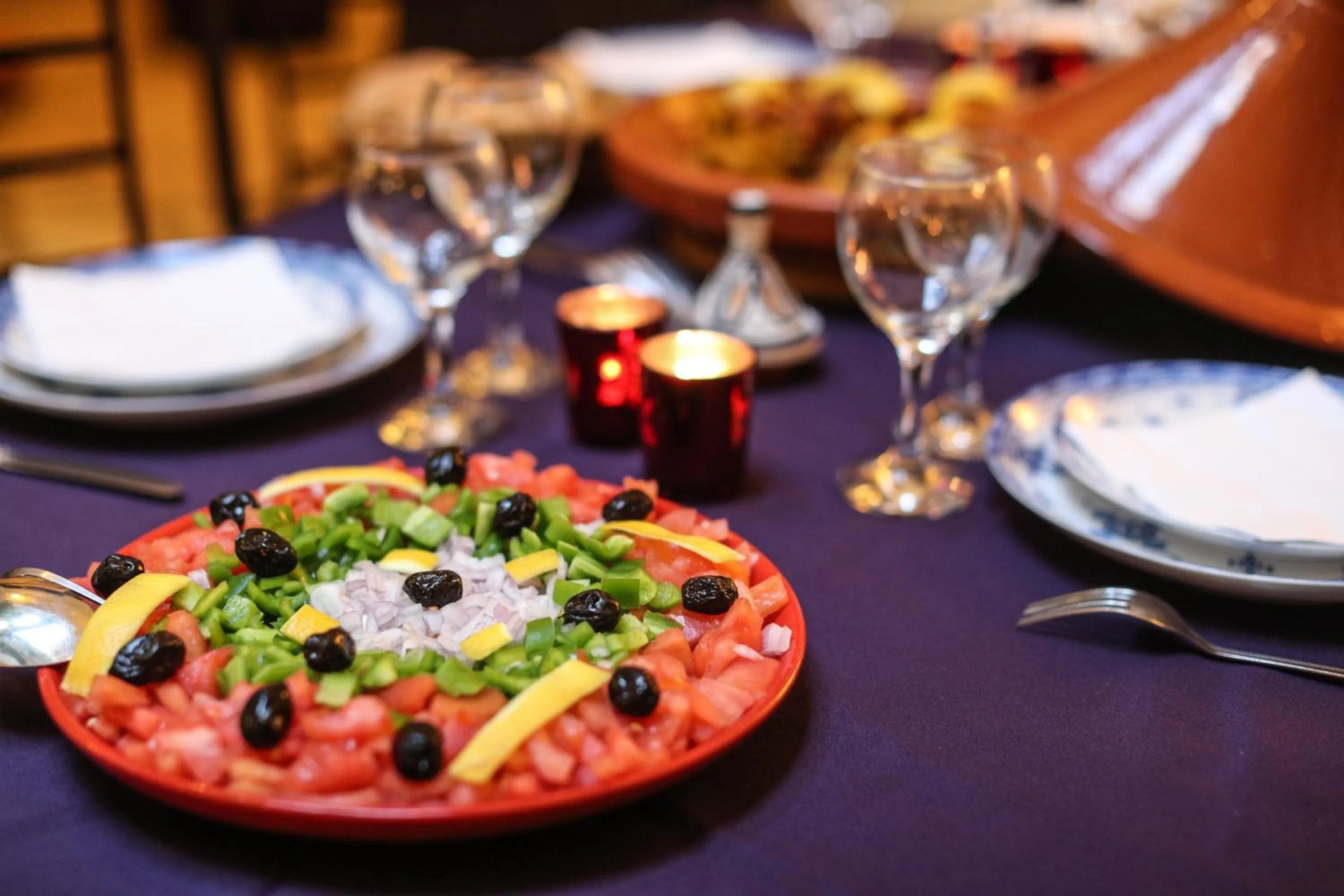 Food close-up in Riad Marhbabikoum