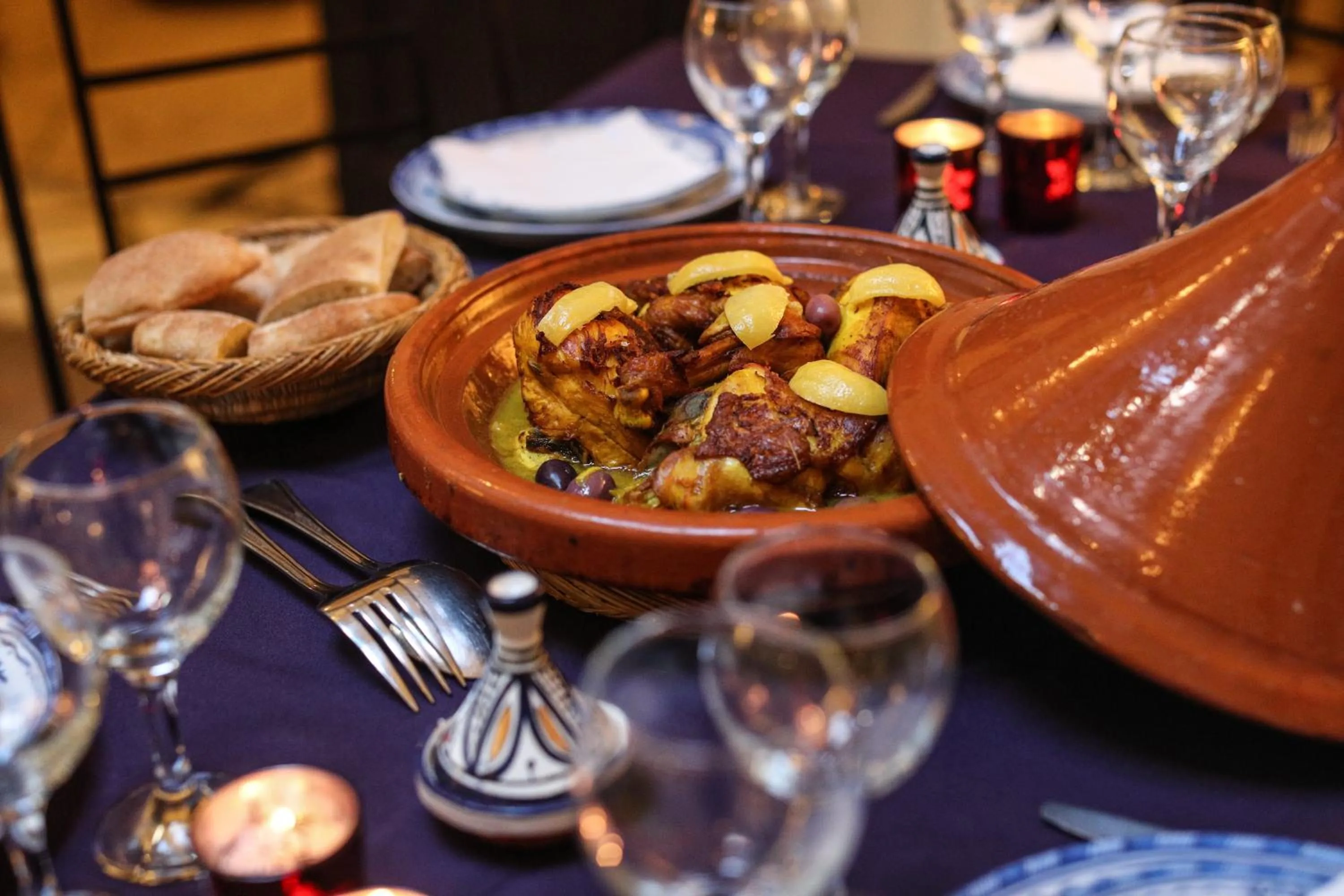 Food close-up in Riad Marhbabikoum