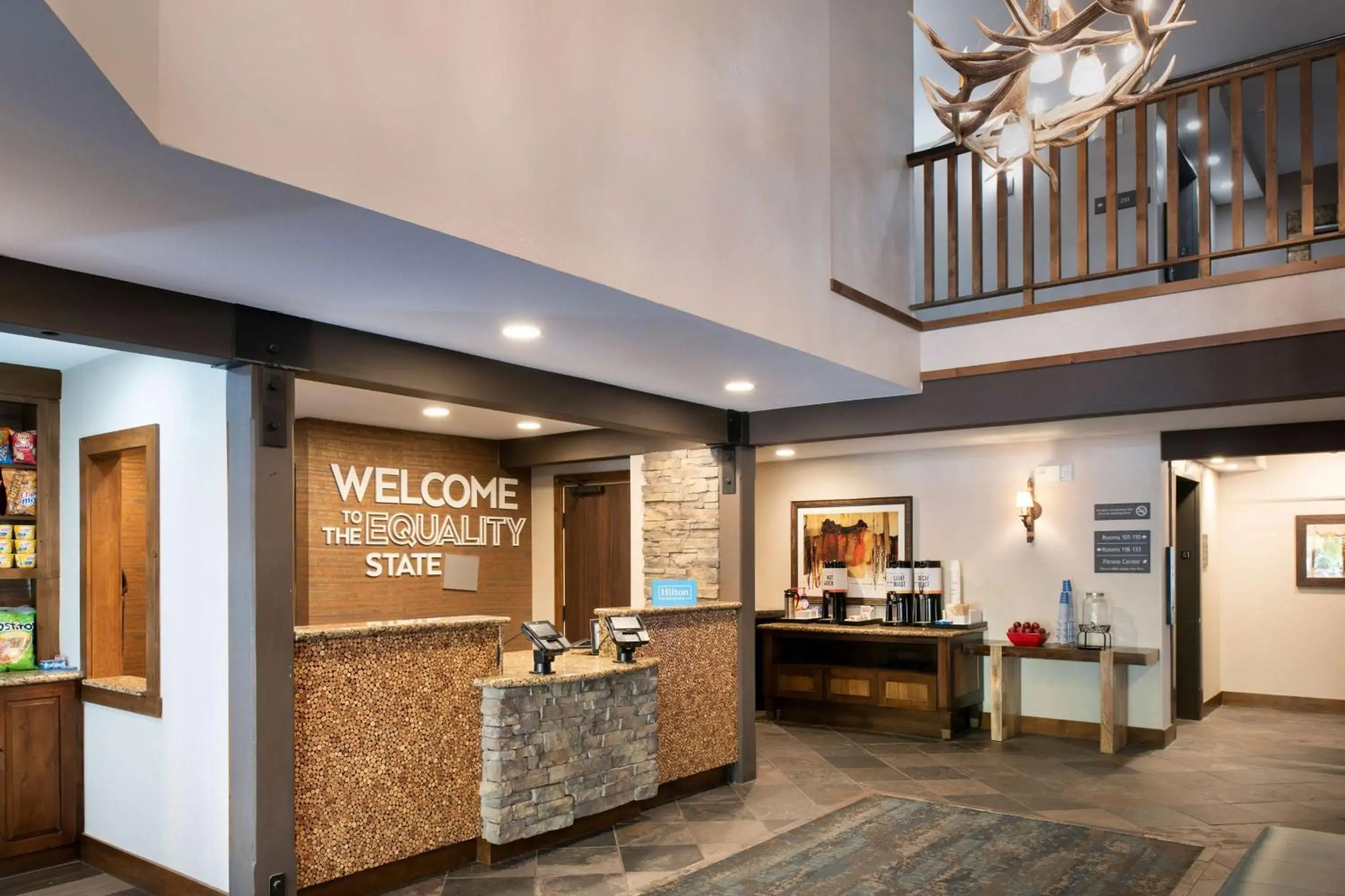 Lobby or reception in Hampton Inn Jackson Hole Lobby or reception in Hampton Inn Jackson Hole