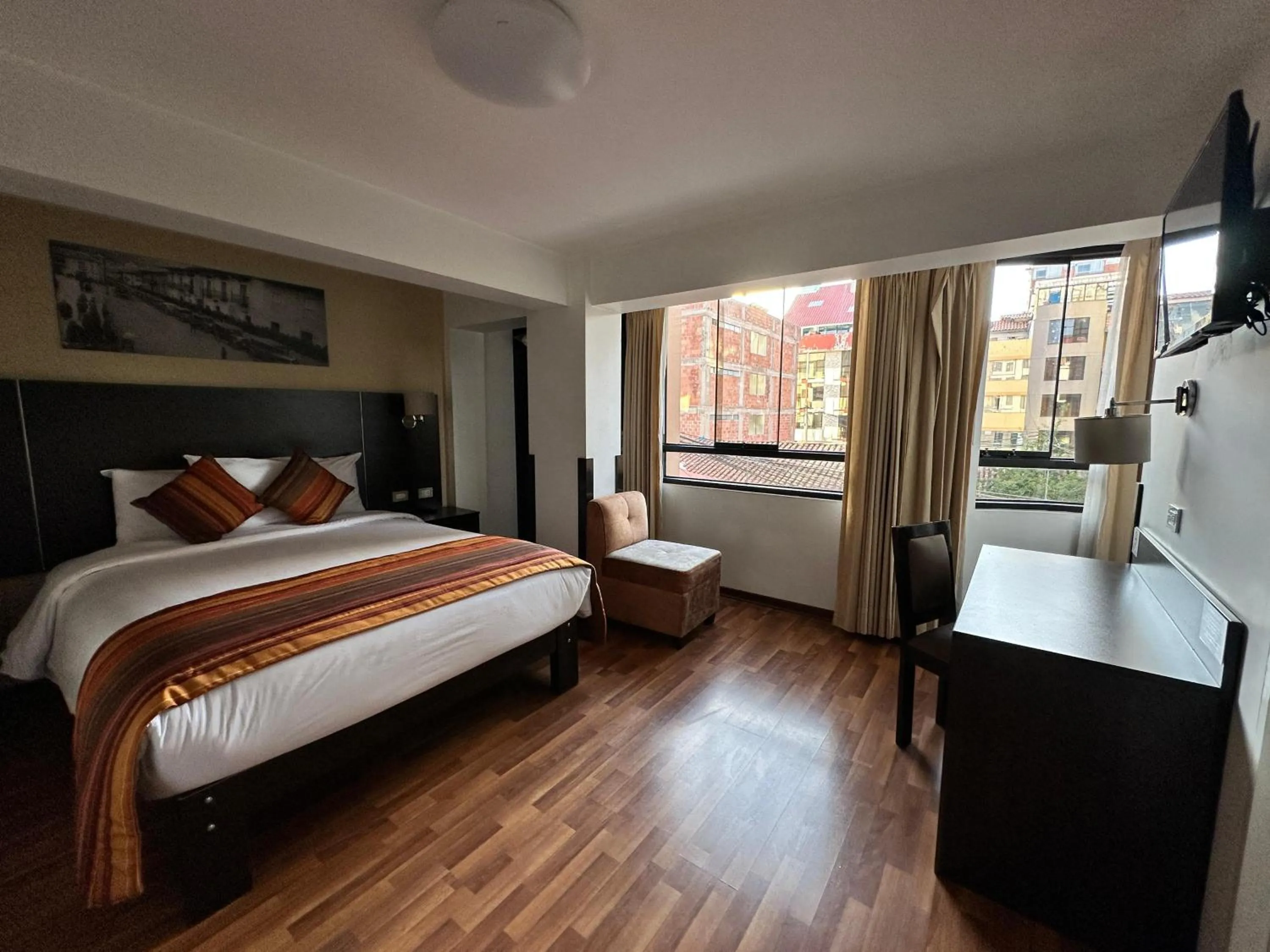 Bed in Royal Inn Cusco Hotel