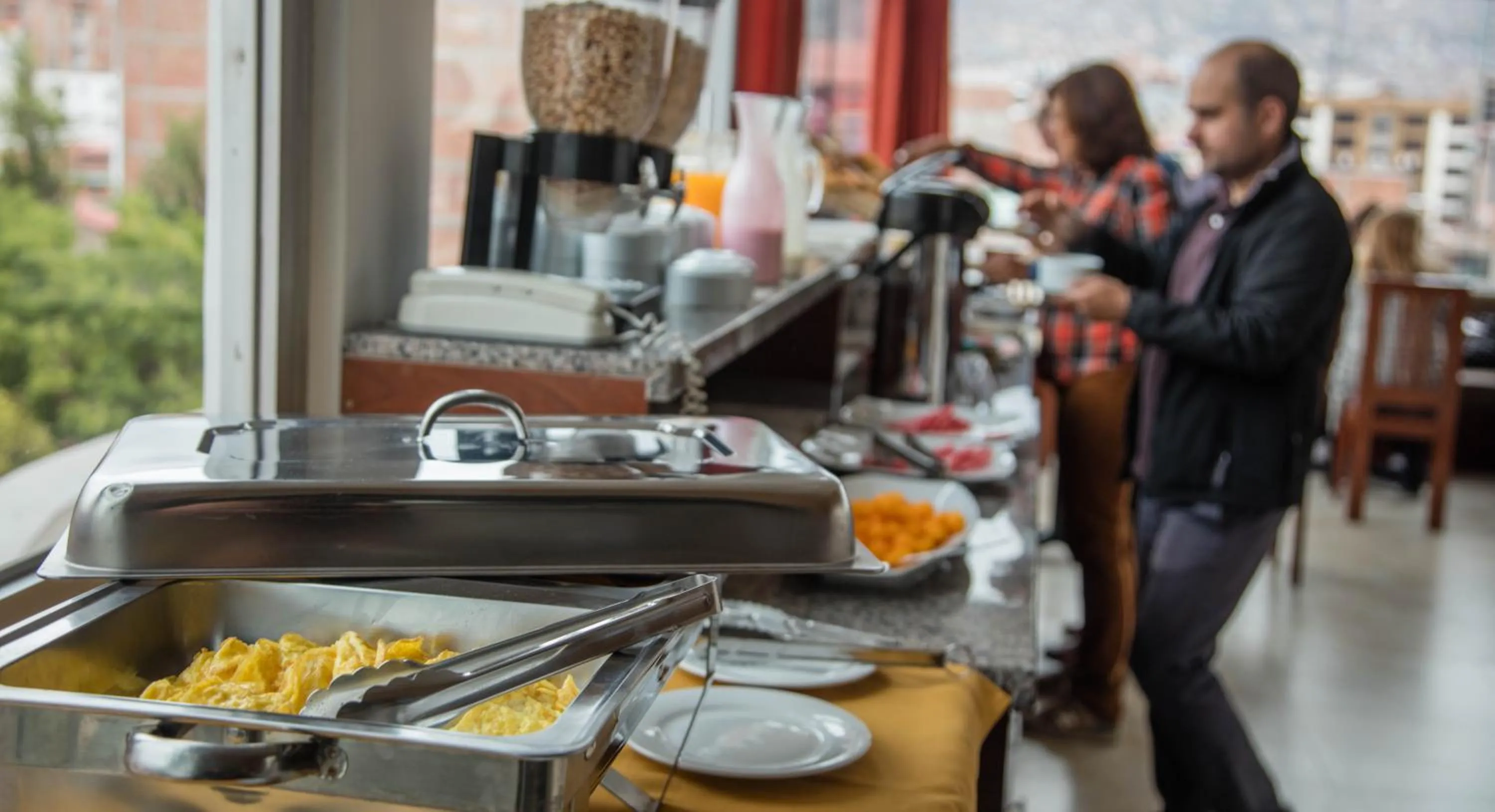 Buffet breakfast in Royal Inn Cusco Hotel