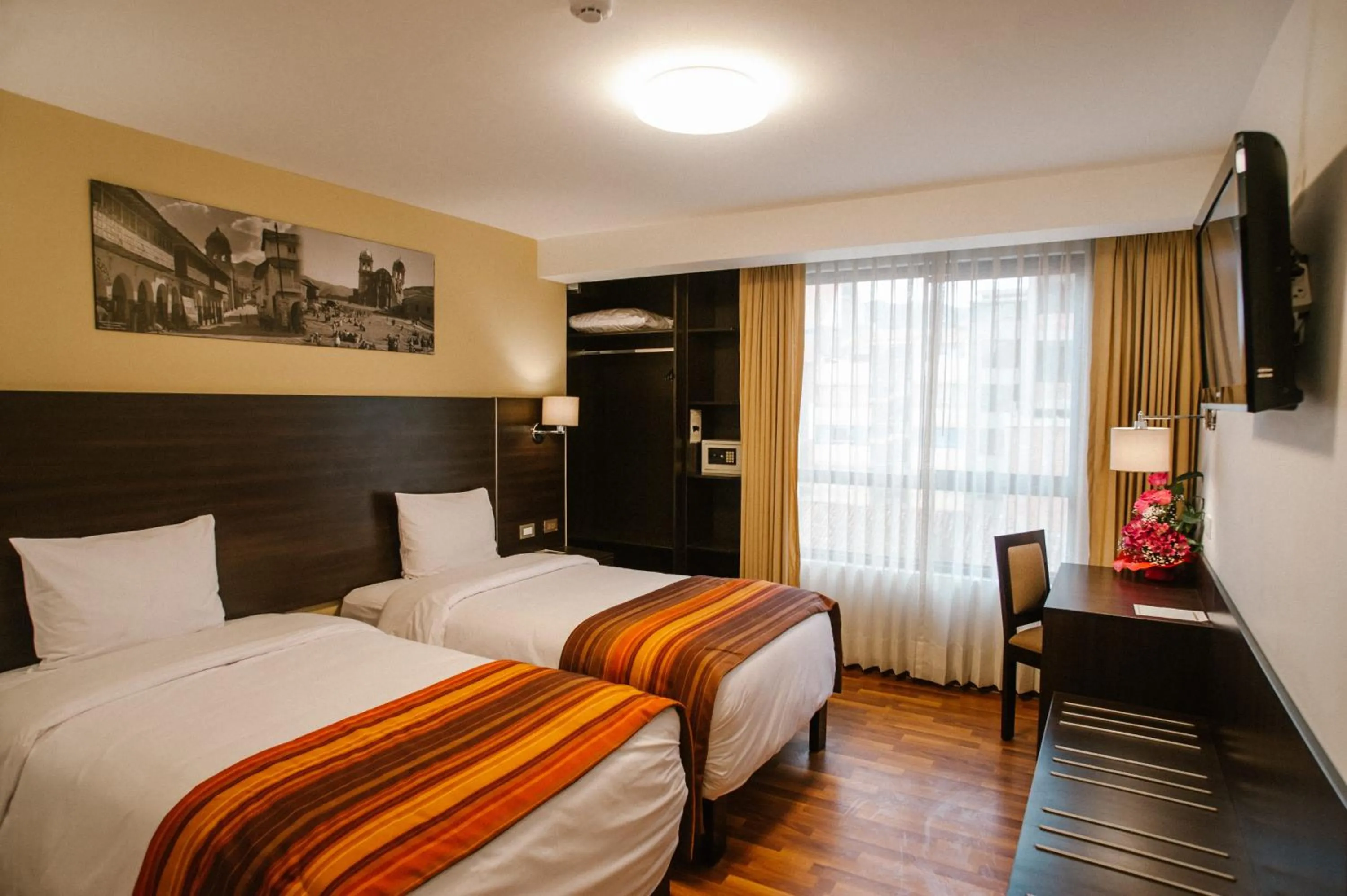 Bed in Royal Inn Cusco Hotel