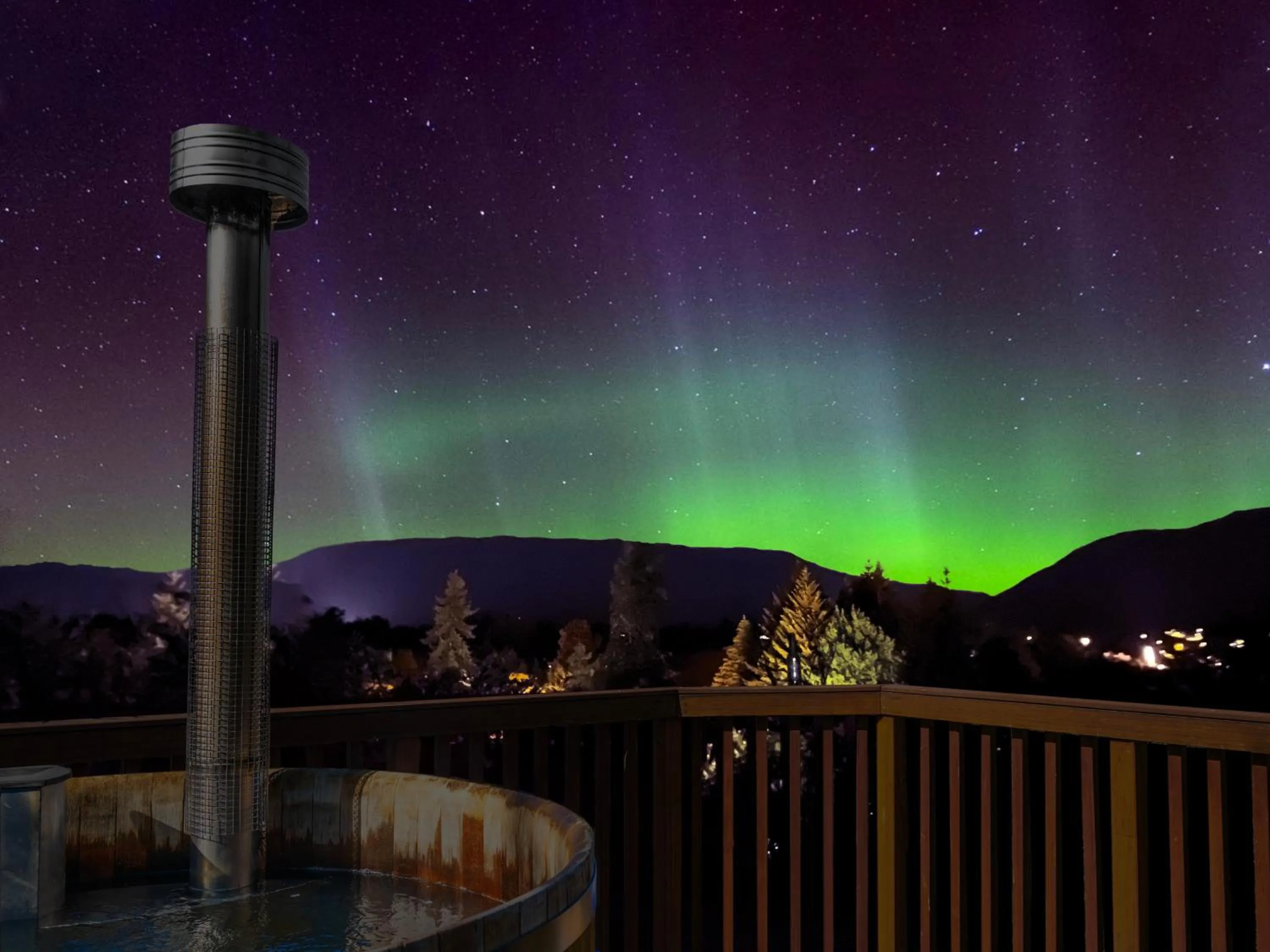 Hot Tub in Archway Motels & Chalets