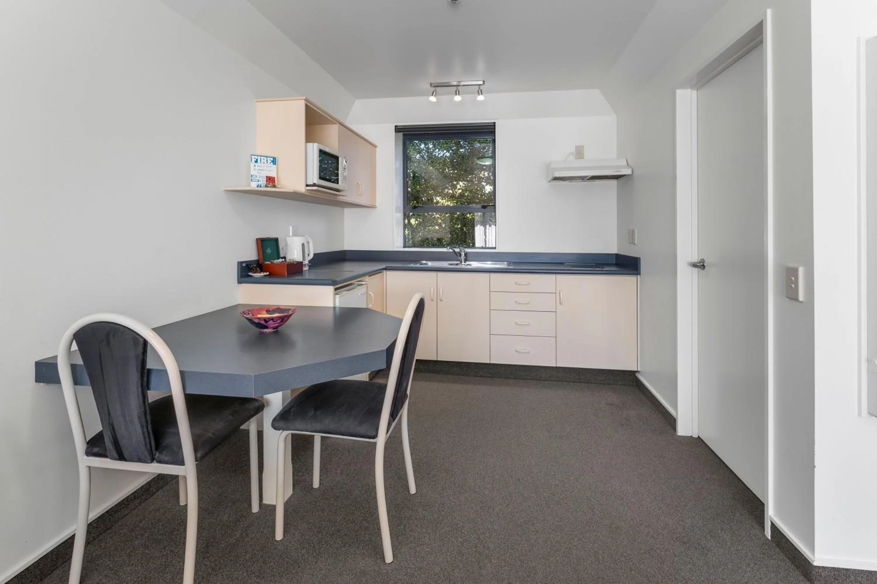 Kitchen or kitchenette in Avalon Manor Motel