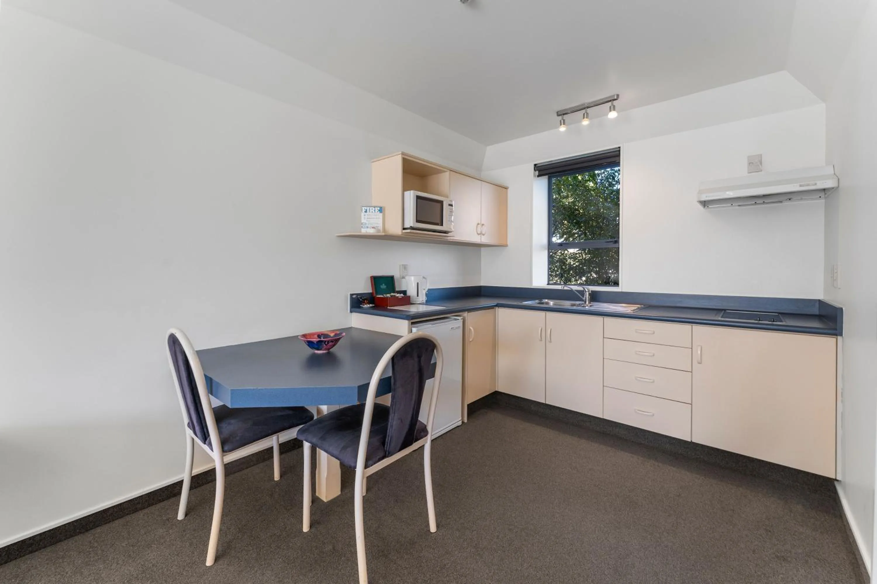 kitchen in Avalon Manor Motel