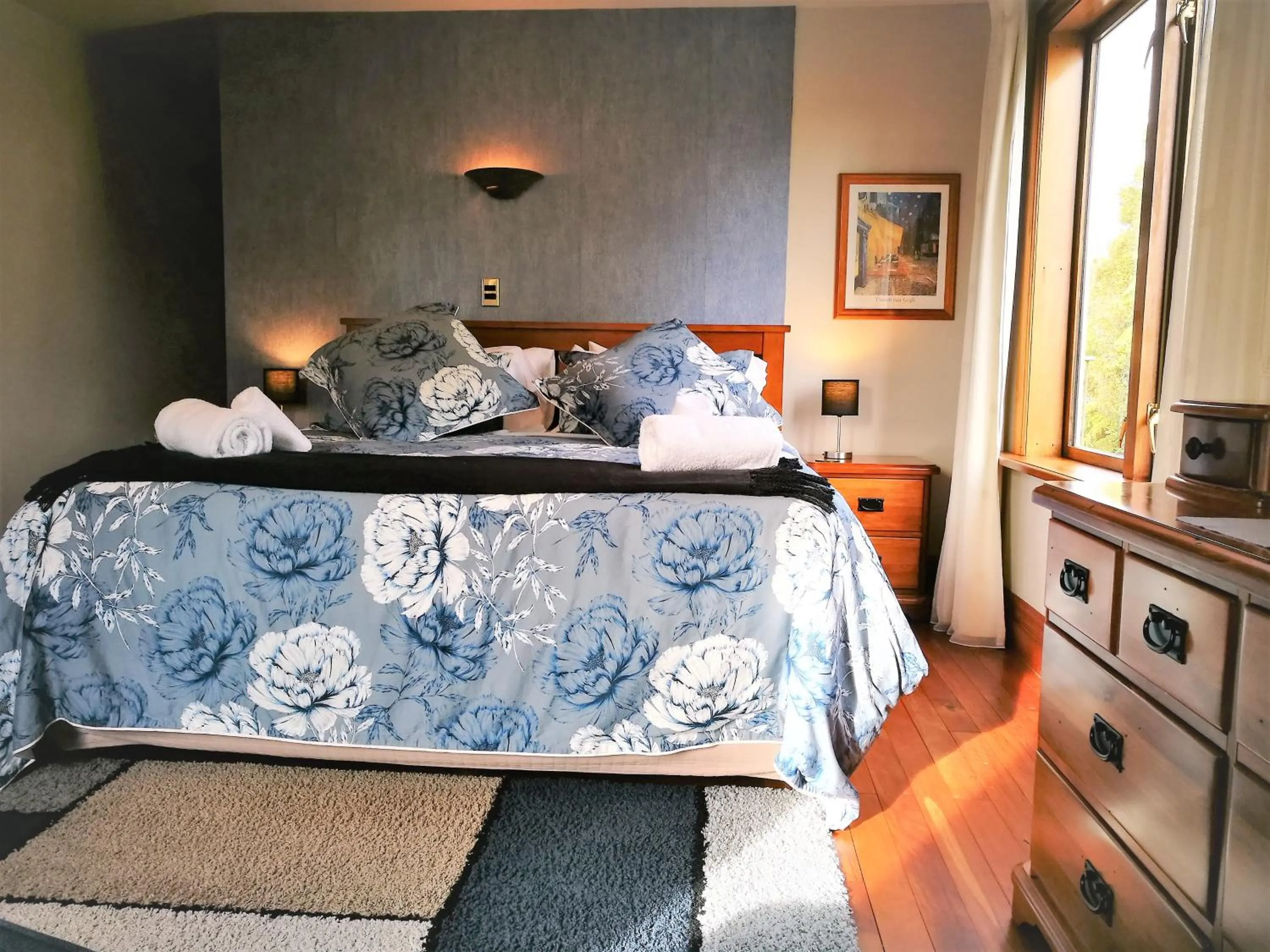 Bed in Awatuna Homestead