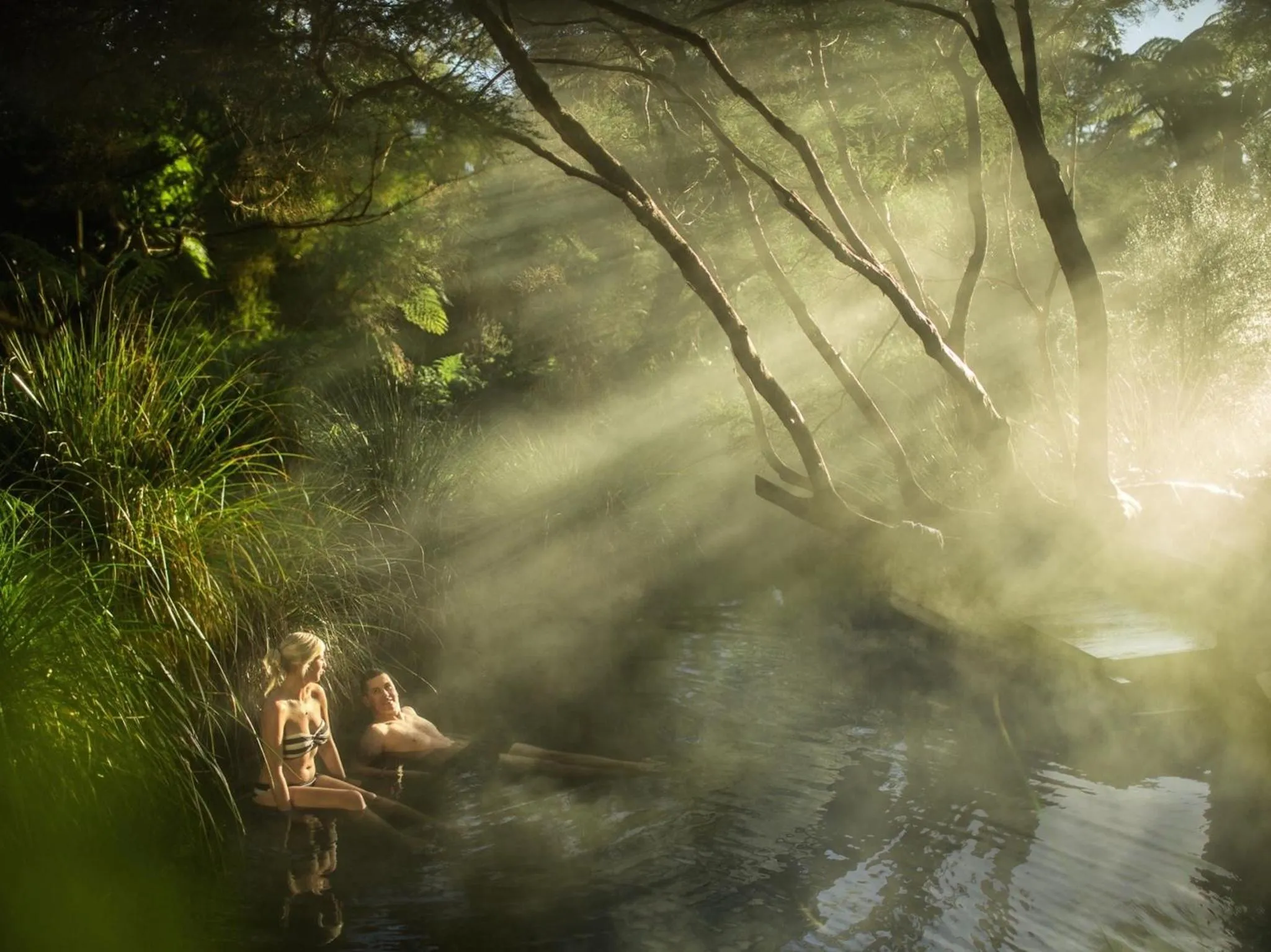 Hot Spring Bath in Solitaire Lodge