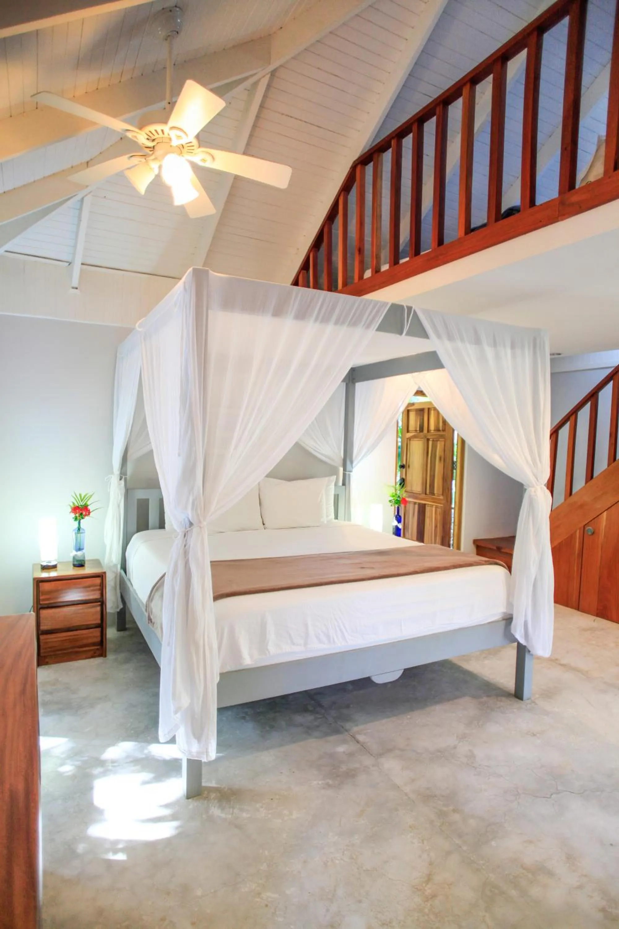 Bed in Casa Cecilia Beach Front