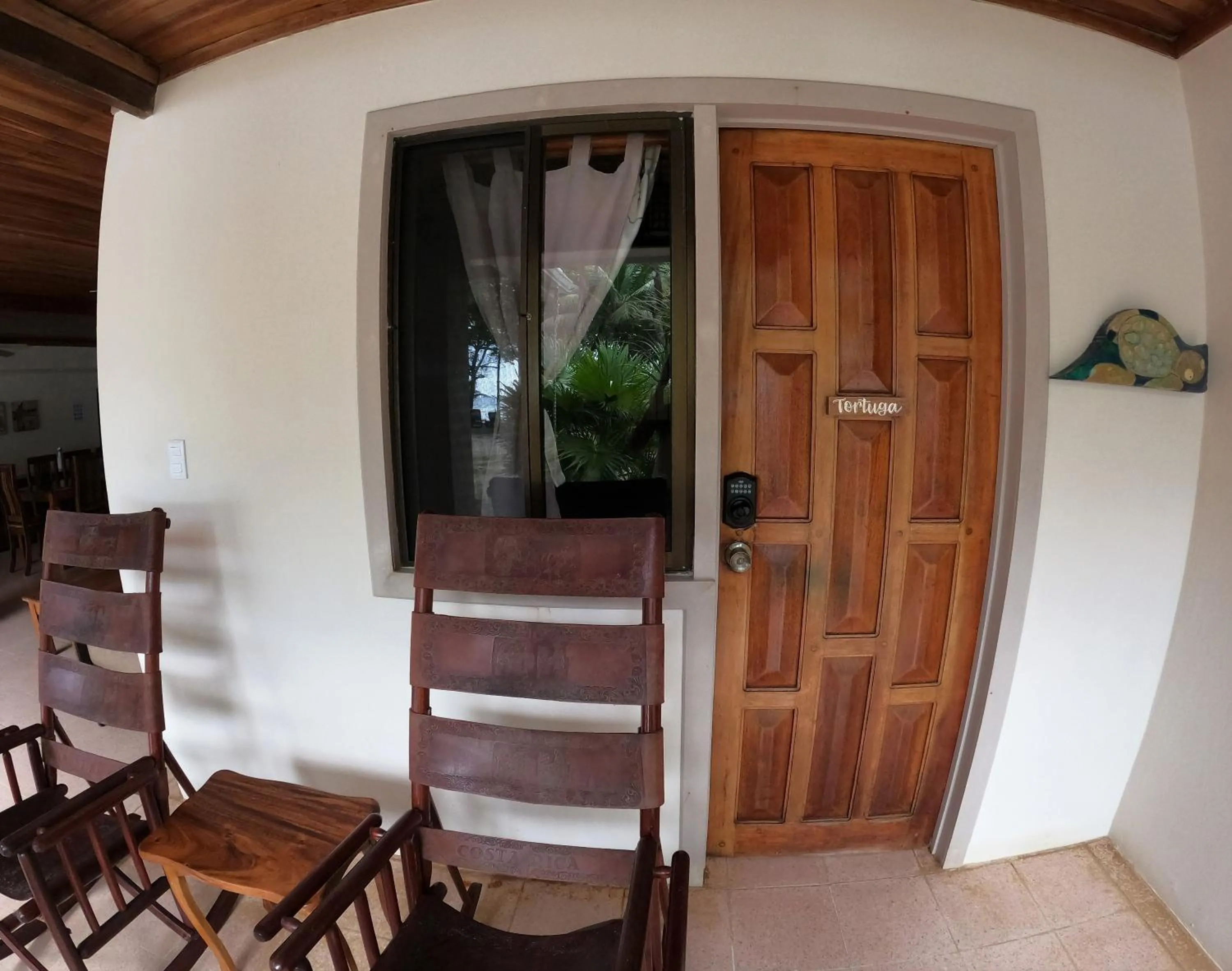 Seating area in Casa Cecilia Beach Front