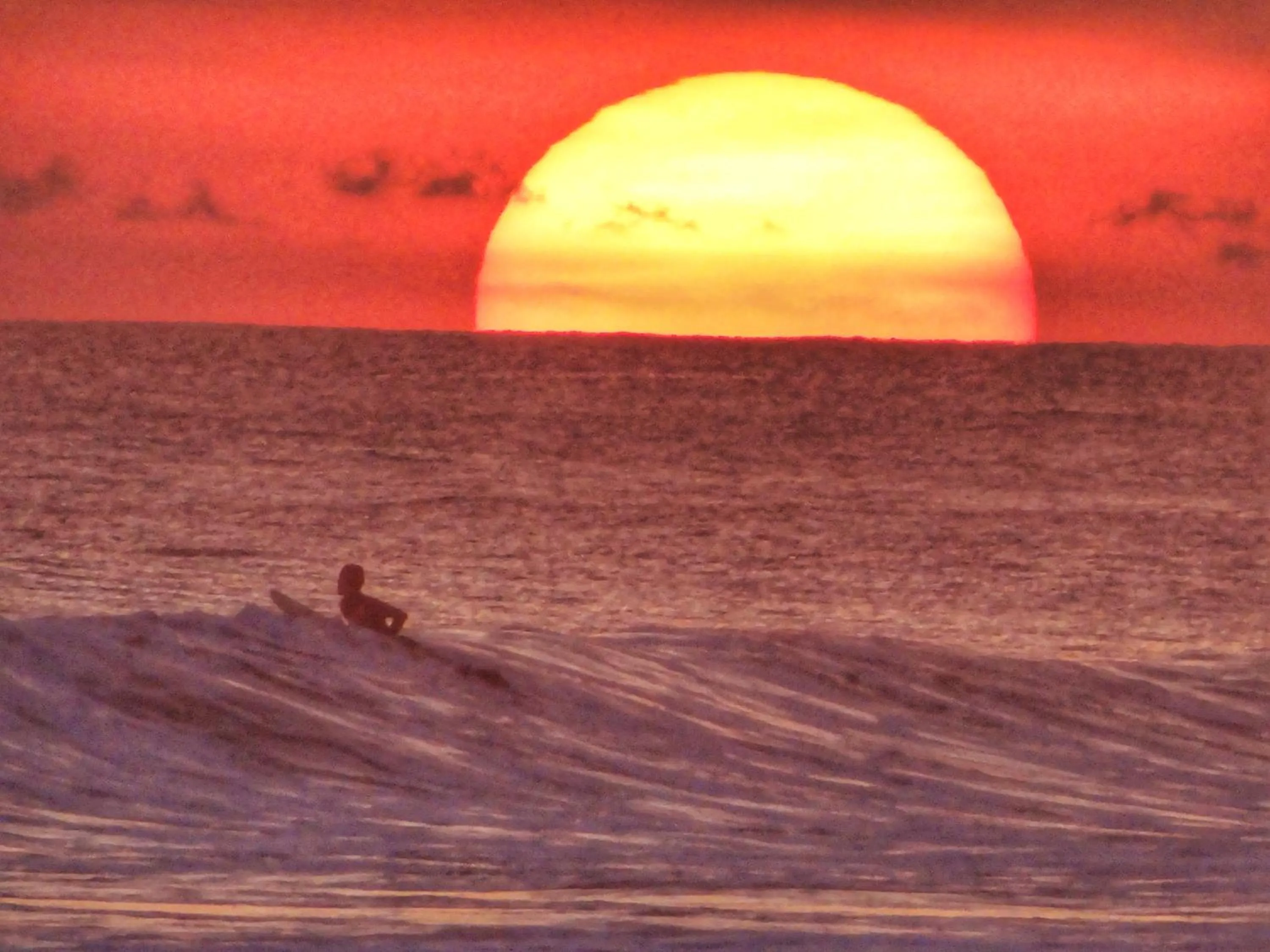 Sunset in Casa Cecilia Beach Front