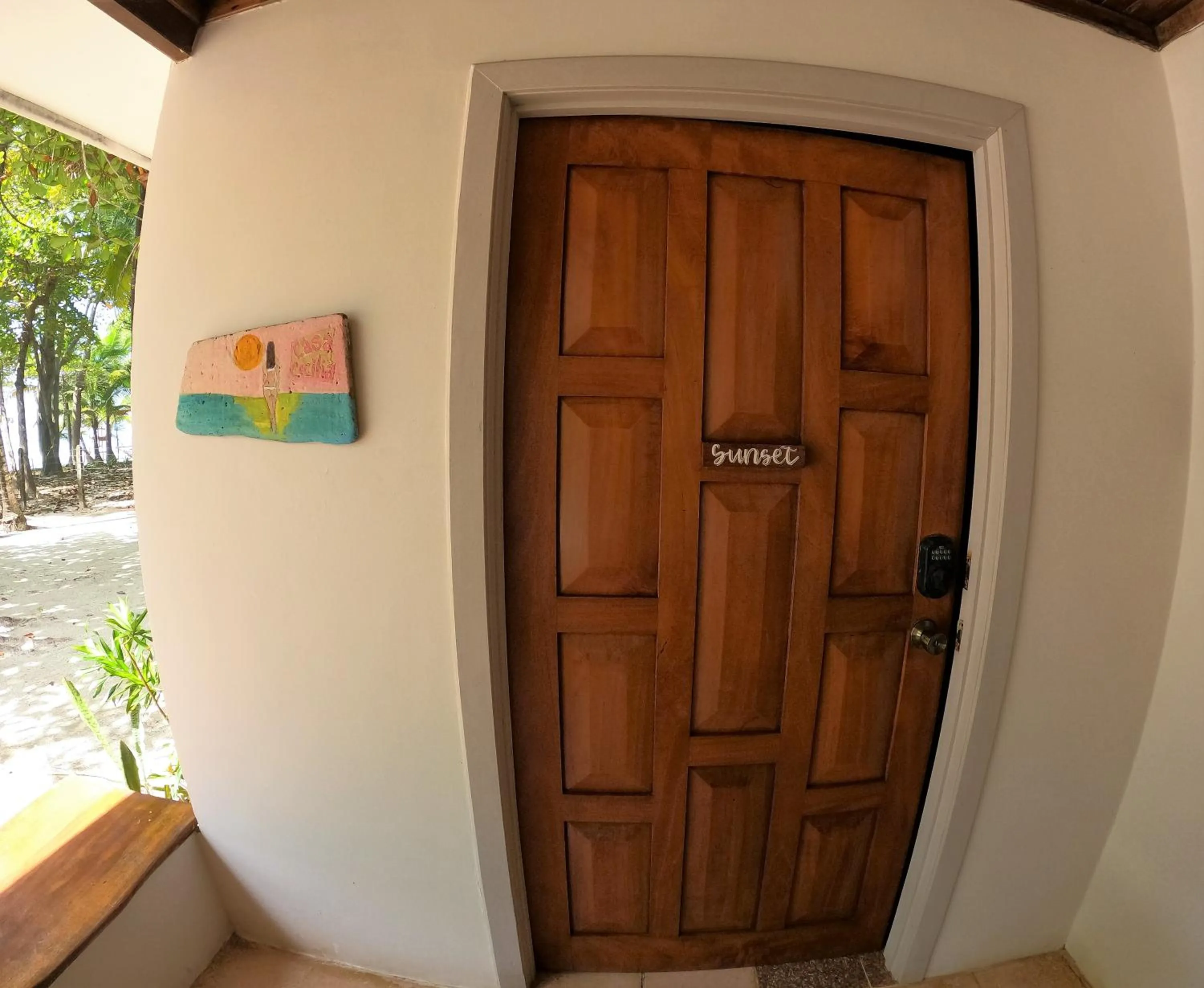 Facade/entrance in Casa Cecilia Beach Front