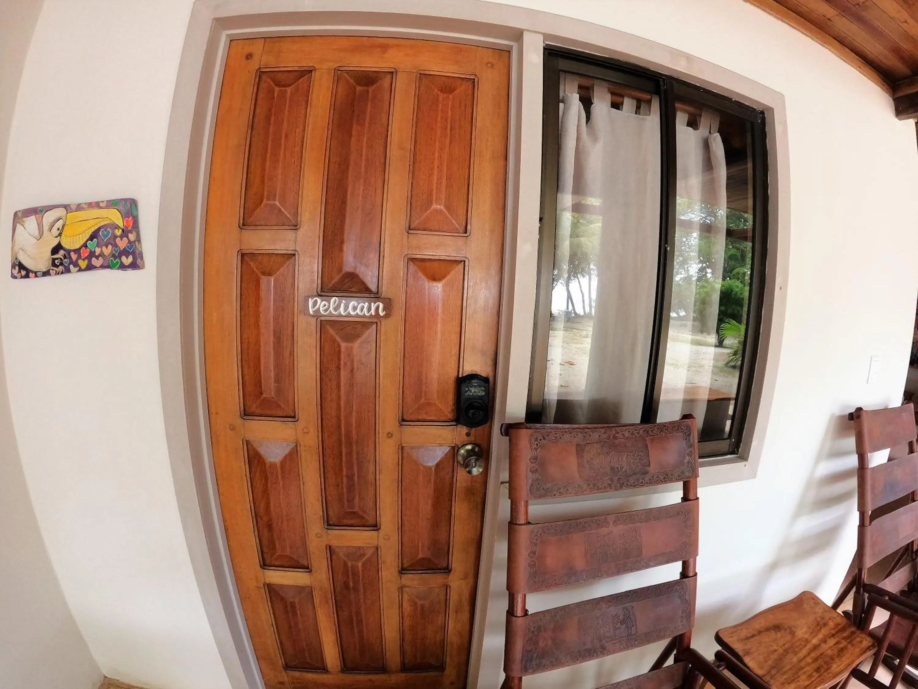 Seating area in Casa Cecilia Beach Front