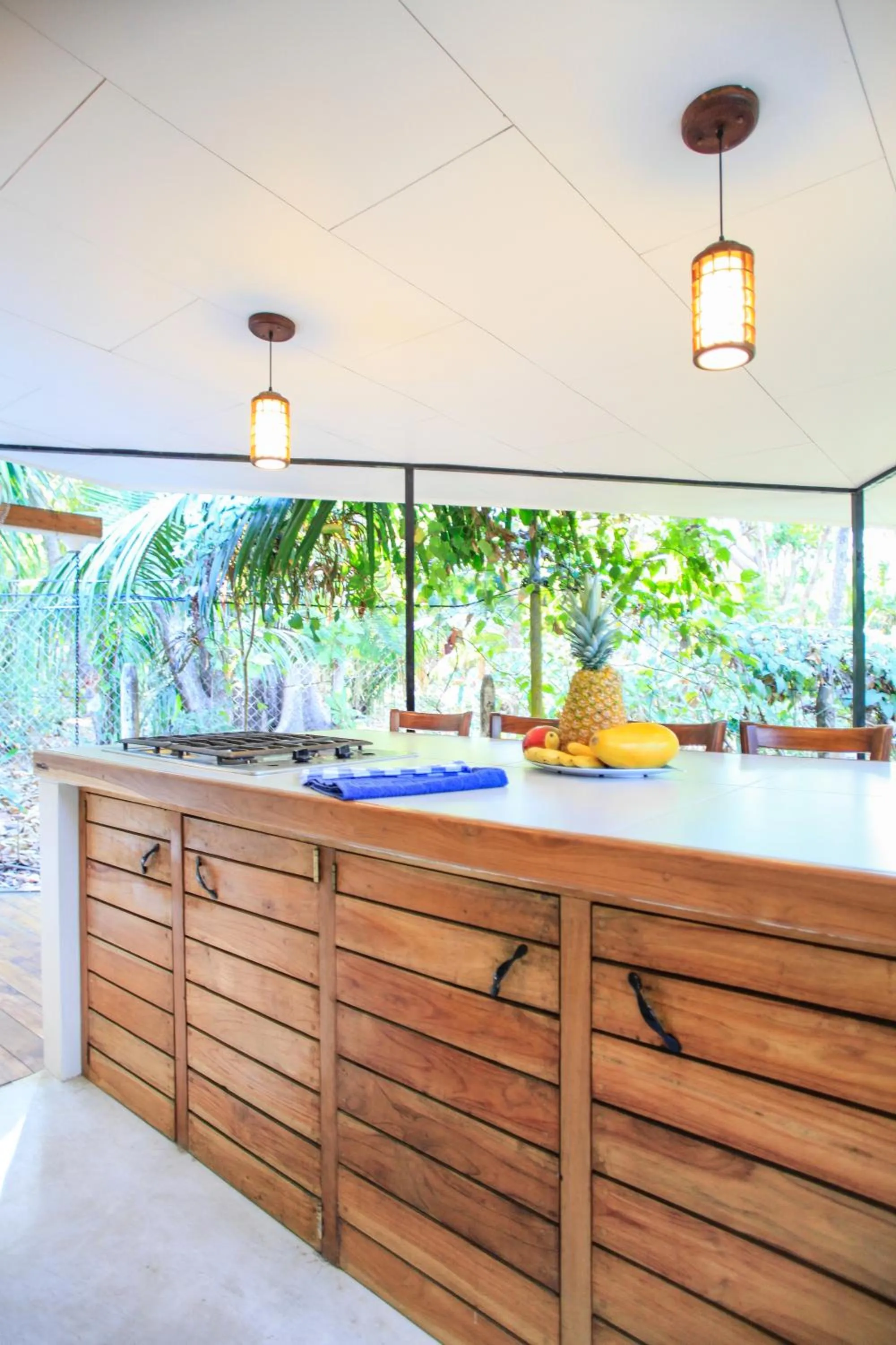 Kitchen or kitchenette in Casa Cecilia Beach Front