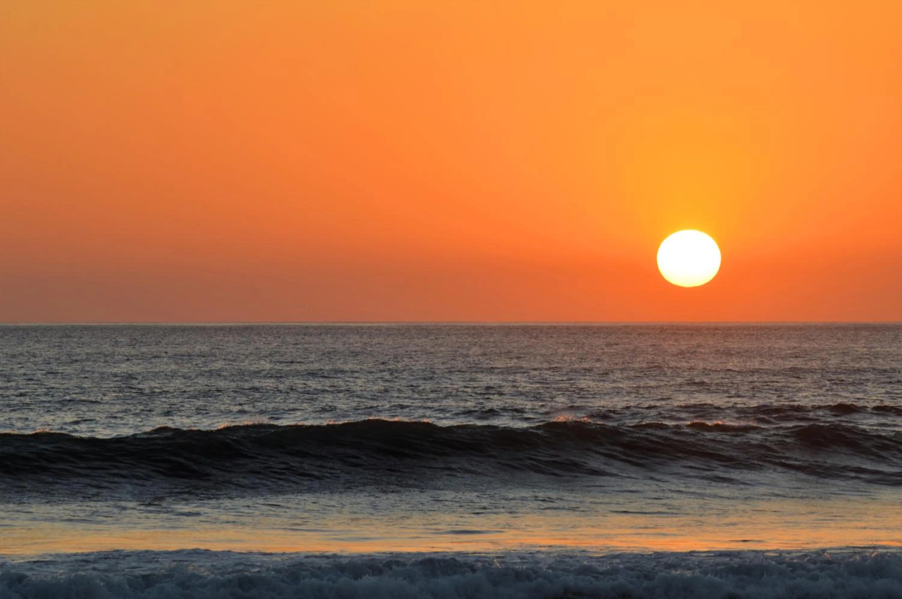 Sunset in Casa Cecilia Beach Front