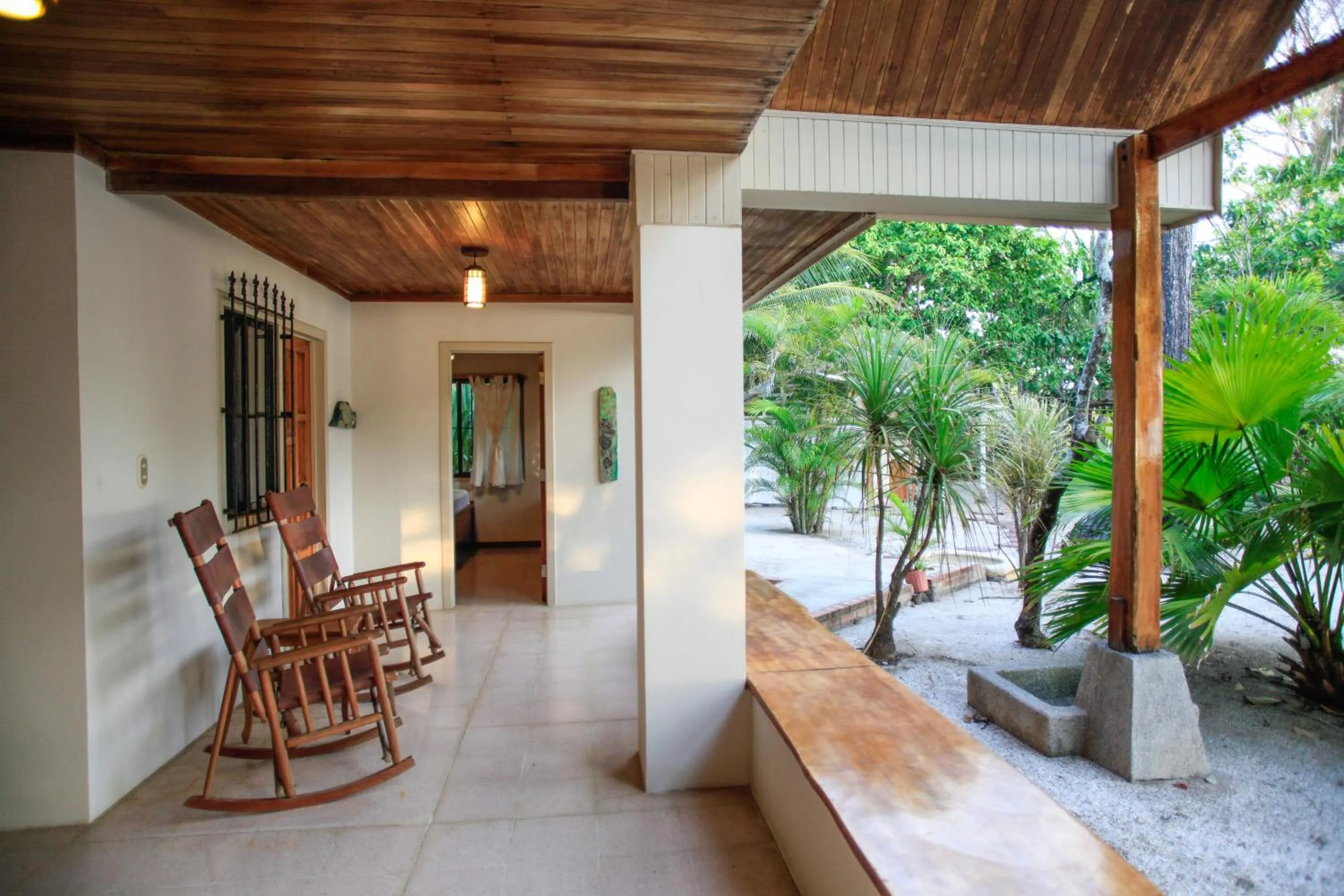 Seating area in Casa Cecilia Beach Front
