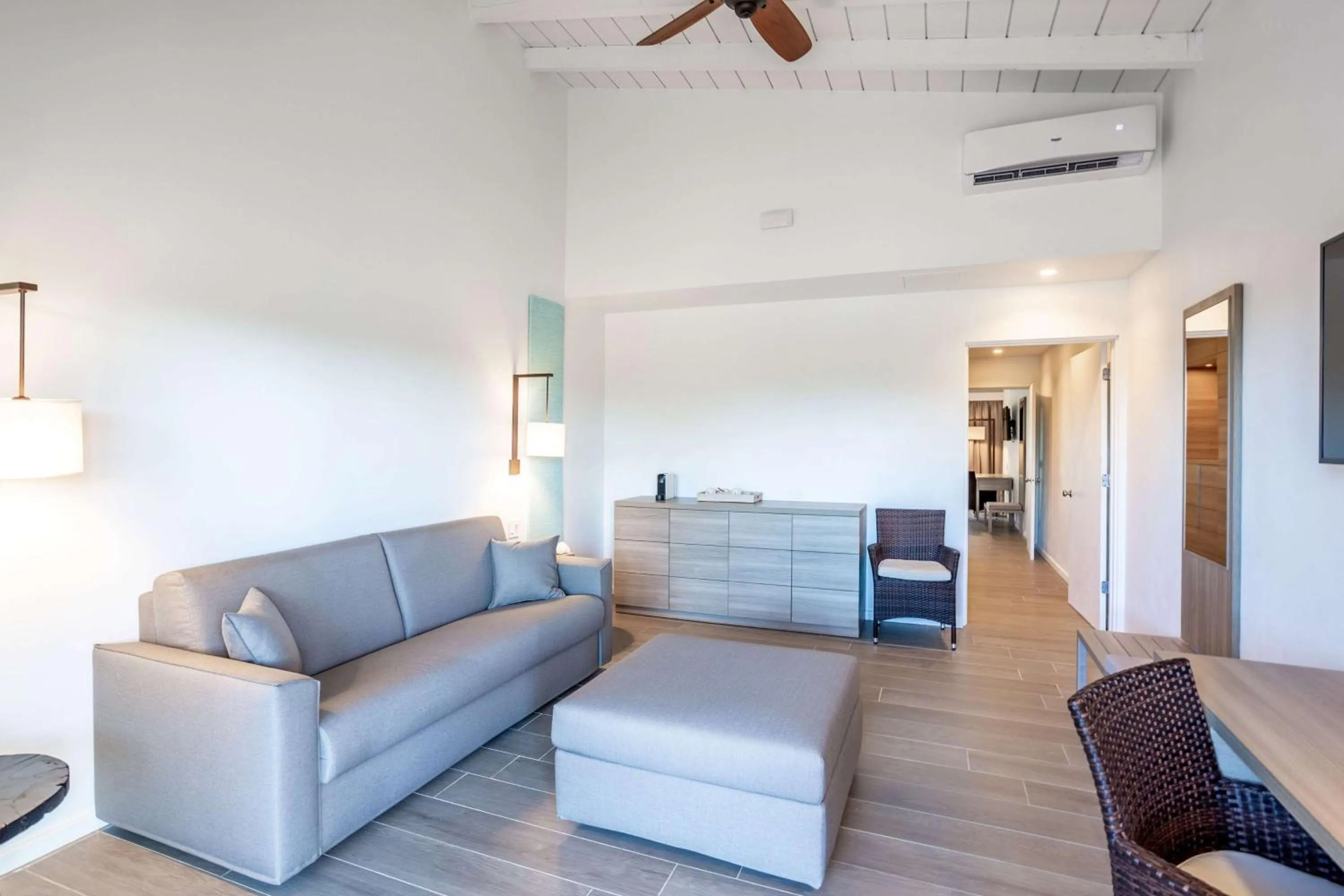 Living room in Wyndham Tortola BVI Lambert Beach Resort