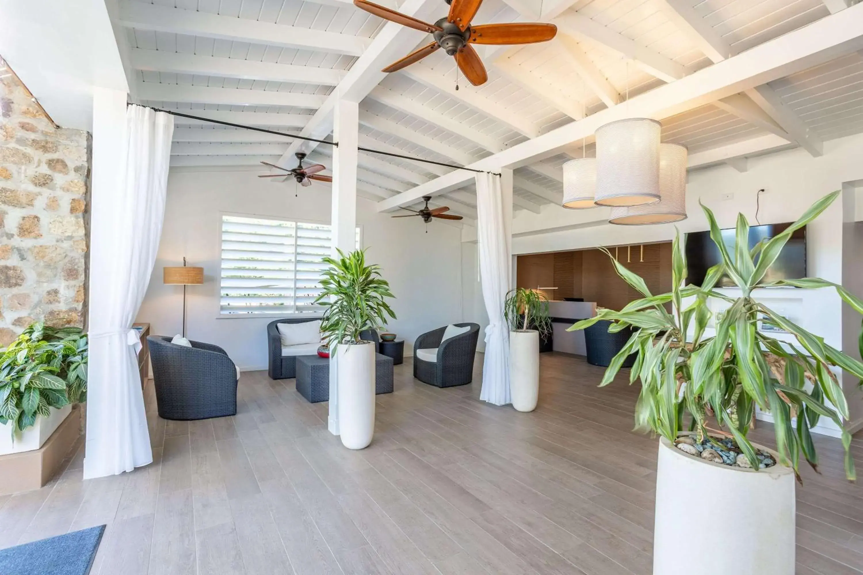 Lobby or reception in Wyndham Tortola BVI Lambert Beach Resort Lobby or reception in Wyndham Tortola BVI Lambert Beach Resort
