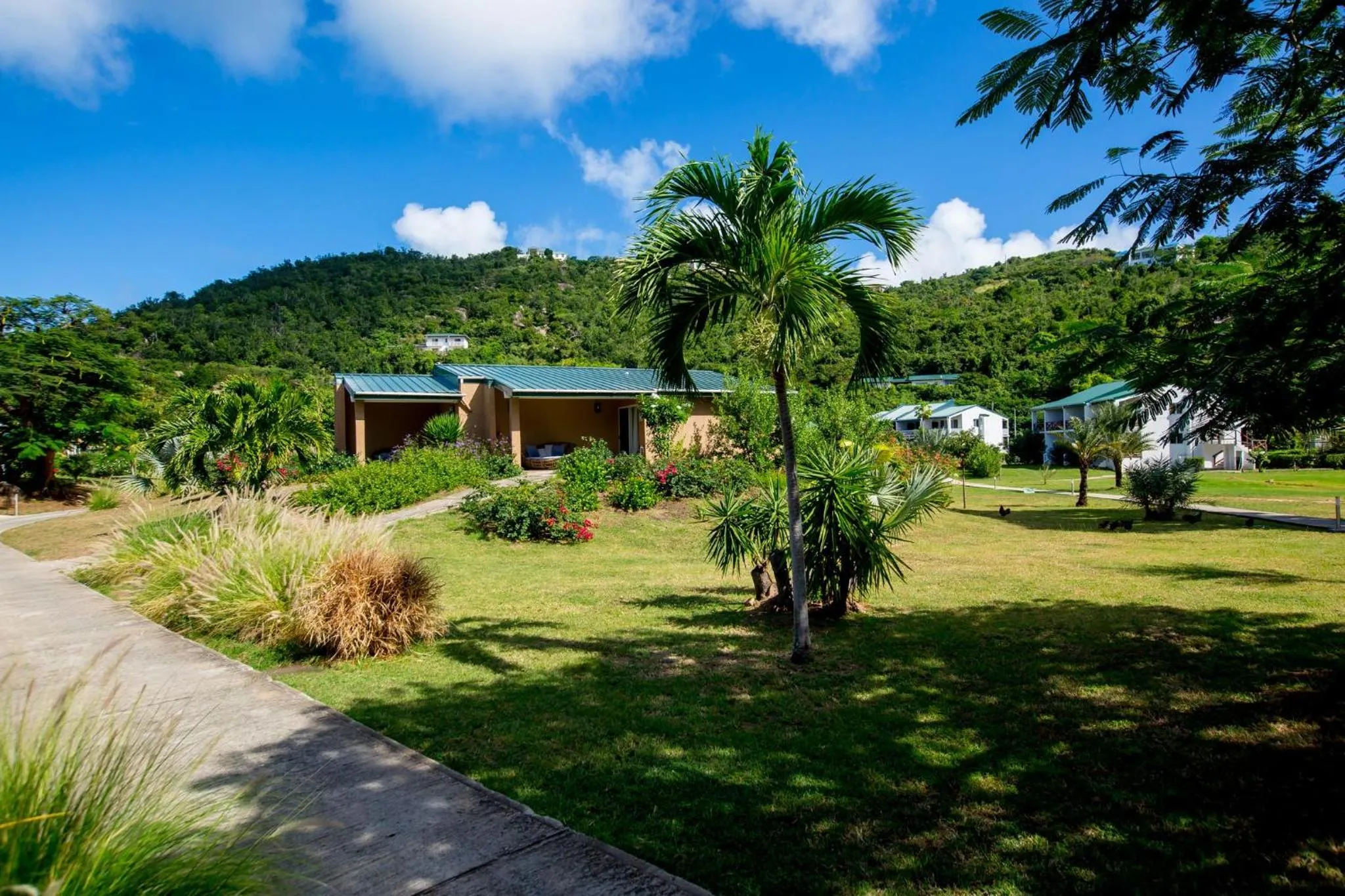 Property building in Wyndham Tortola BVI Lambert Beach Resort