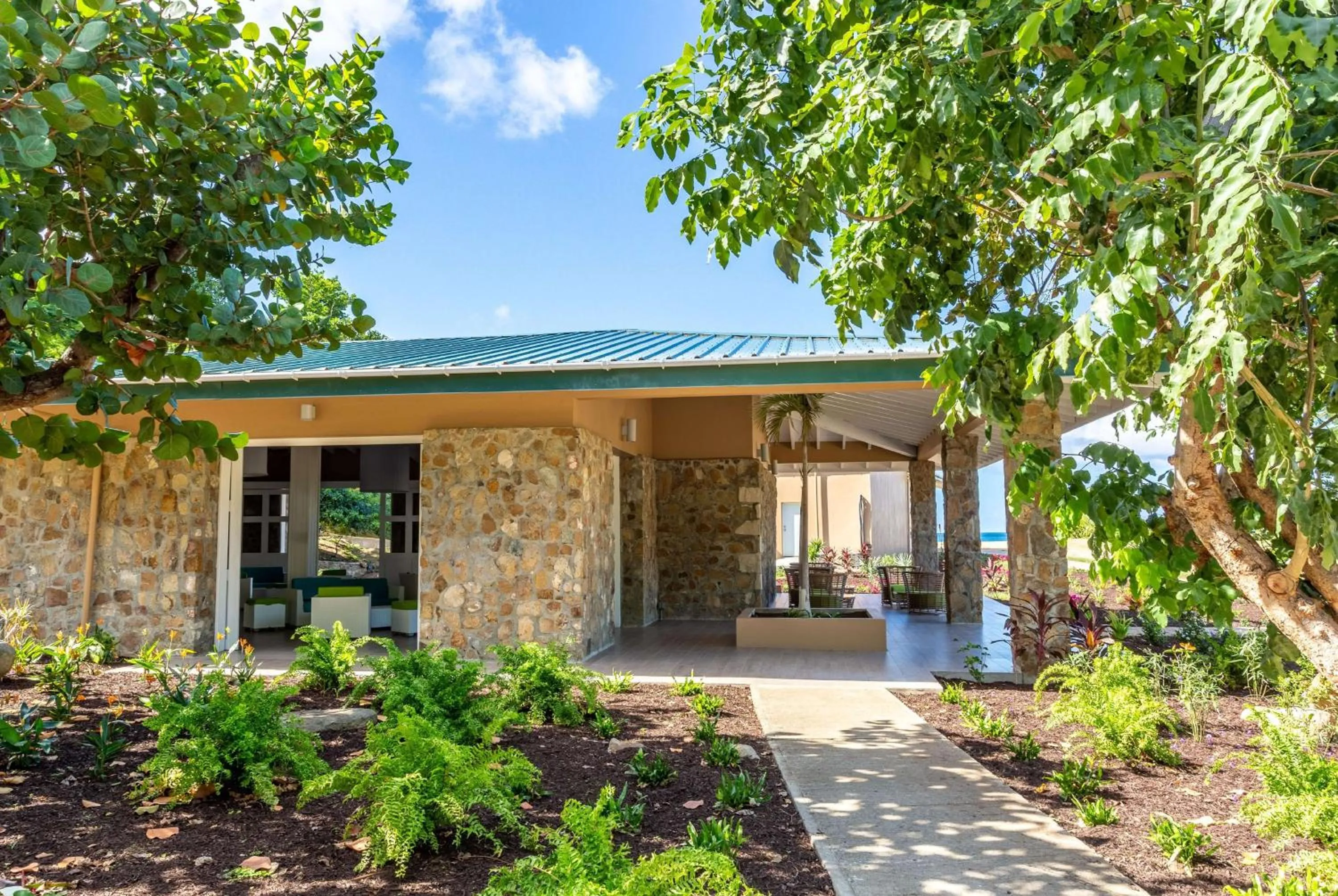 Property building in Wyndham Tortola BVI Lambert Beach Resort