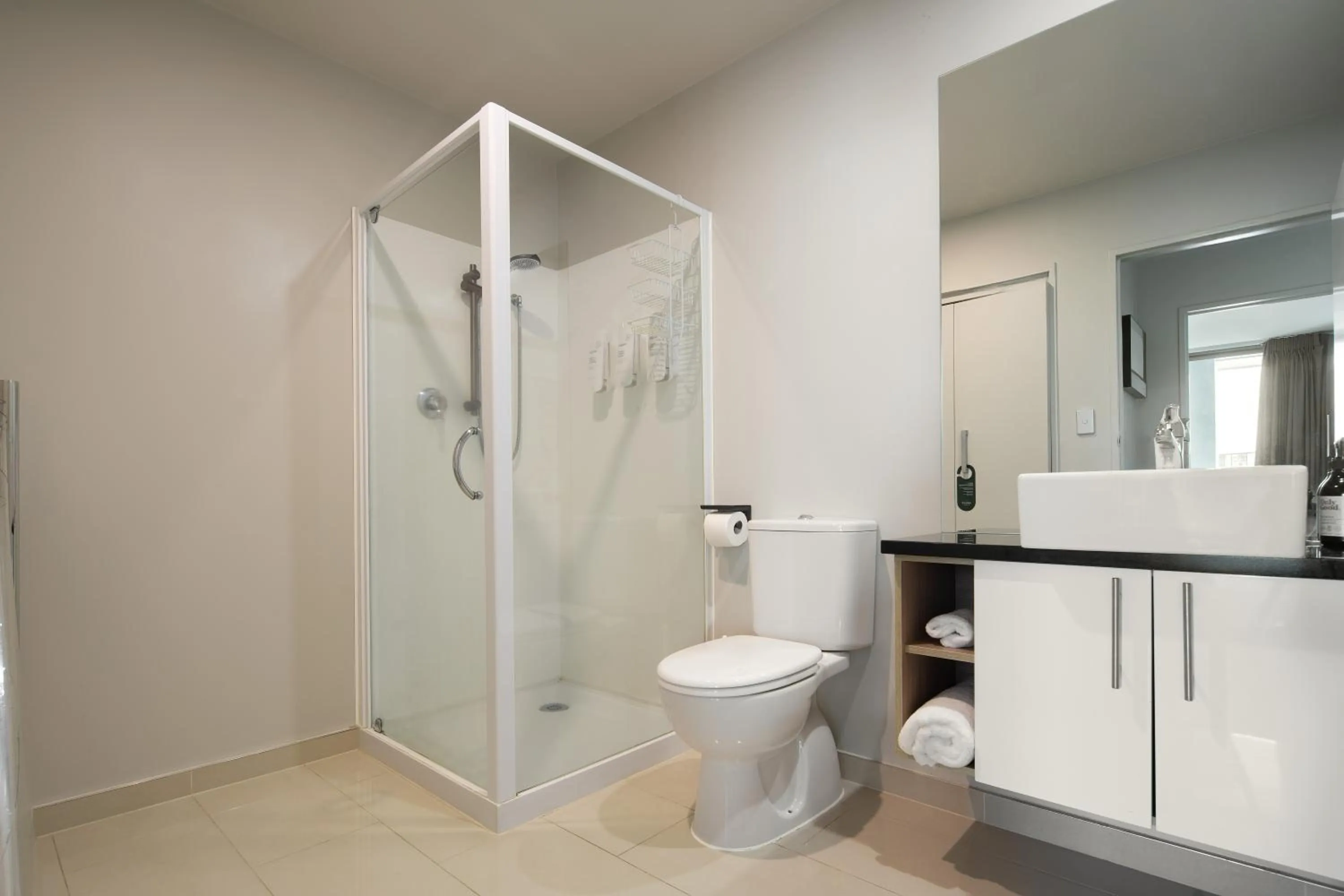Shower in Quest on Hobson Serviced Apartments