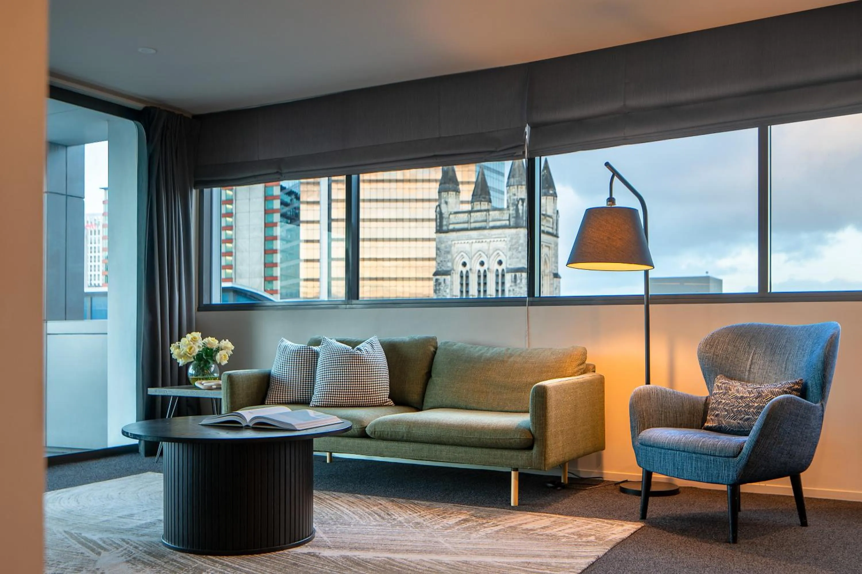 Living room in Quest on Hobson Serviced Apartments