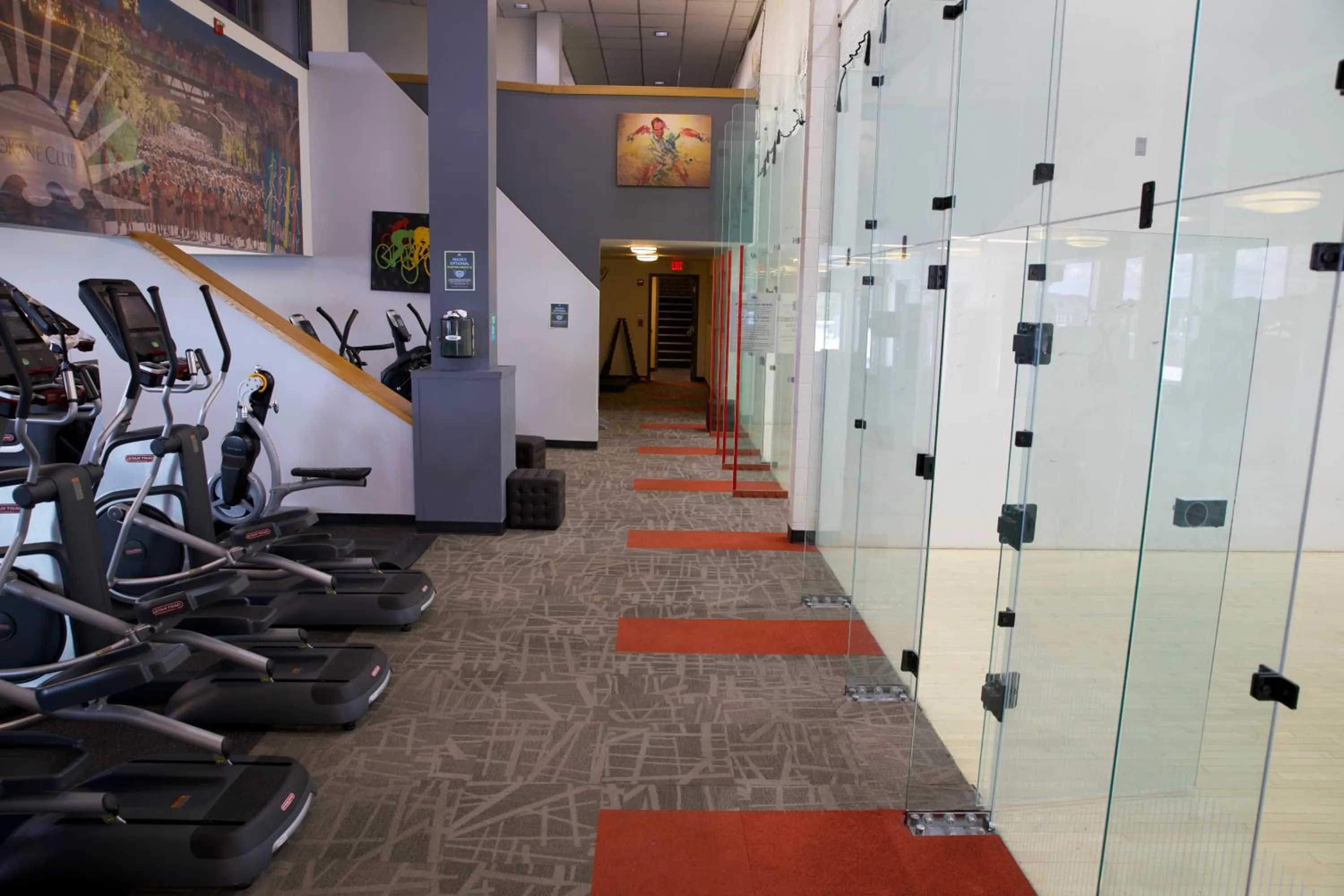 Fitness centre/facilities in Spokane Club Hotel