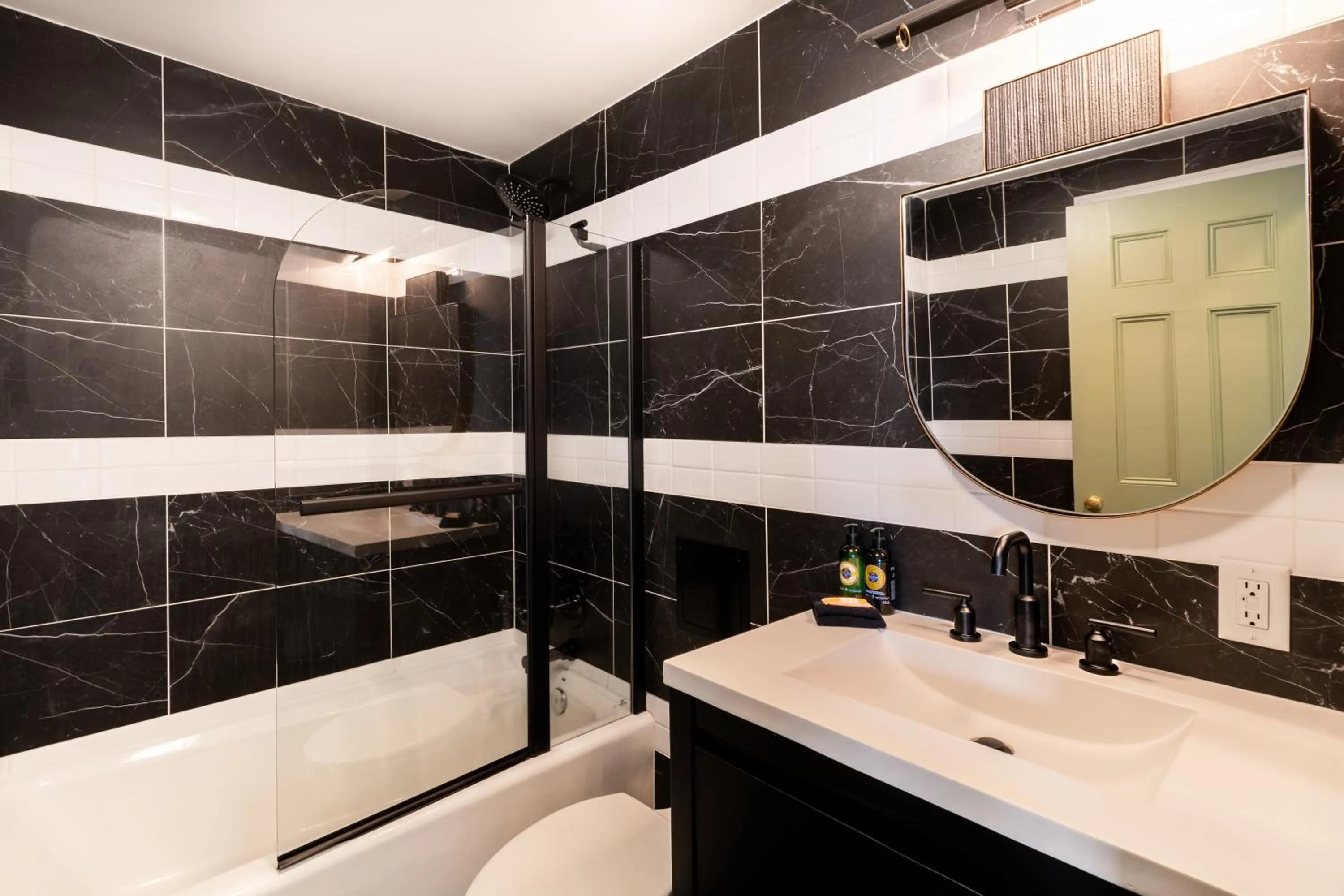 Shower in Spokane Club Hotel