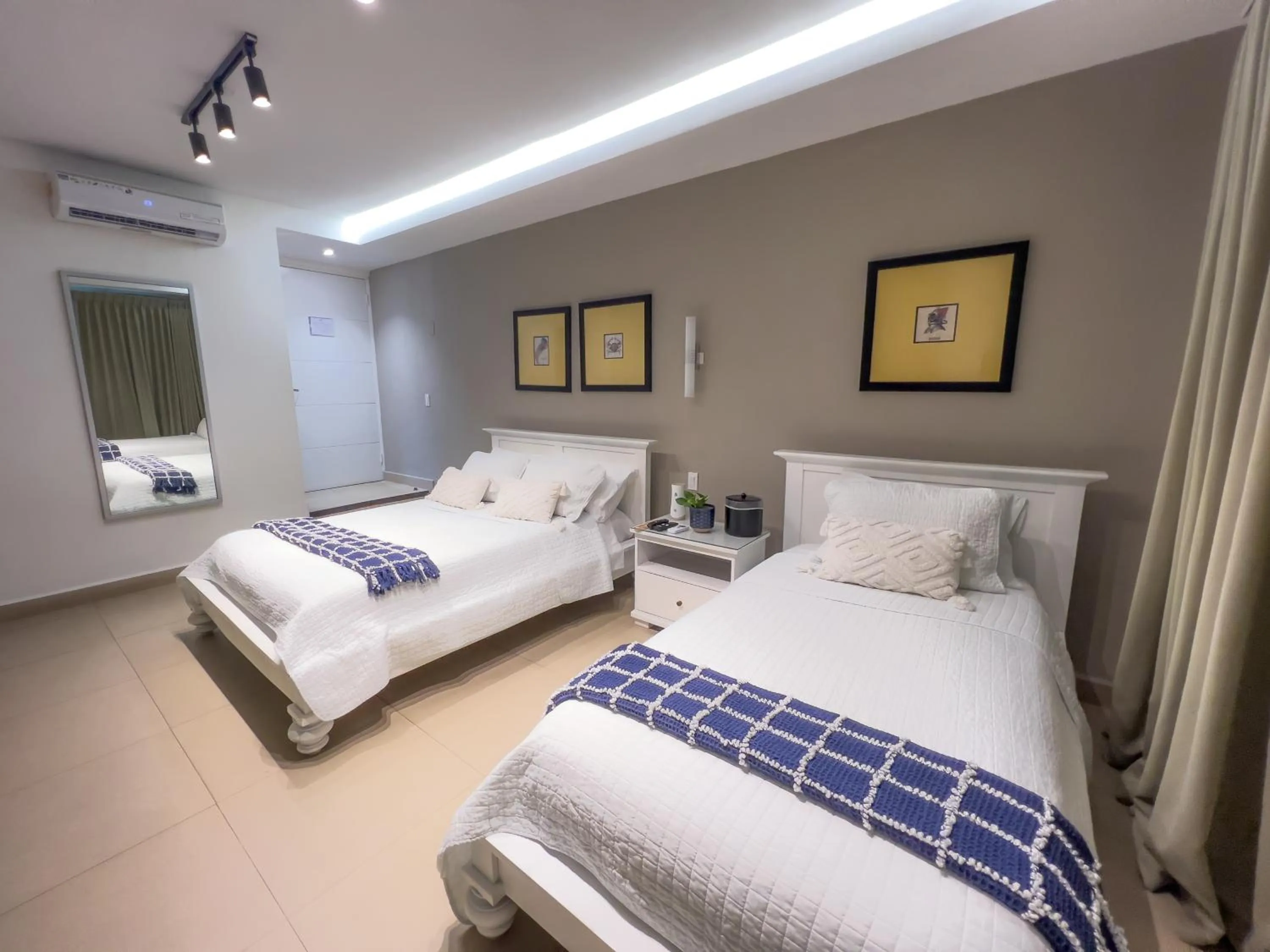 Bed in Marina Hotel at Shelter Bay