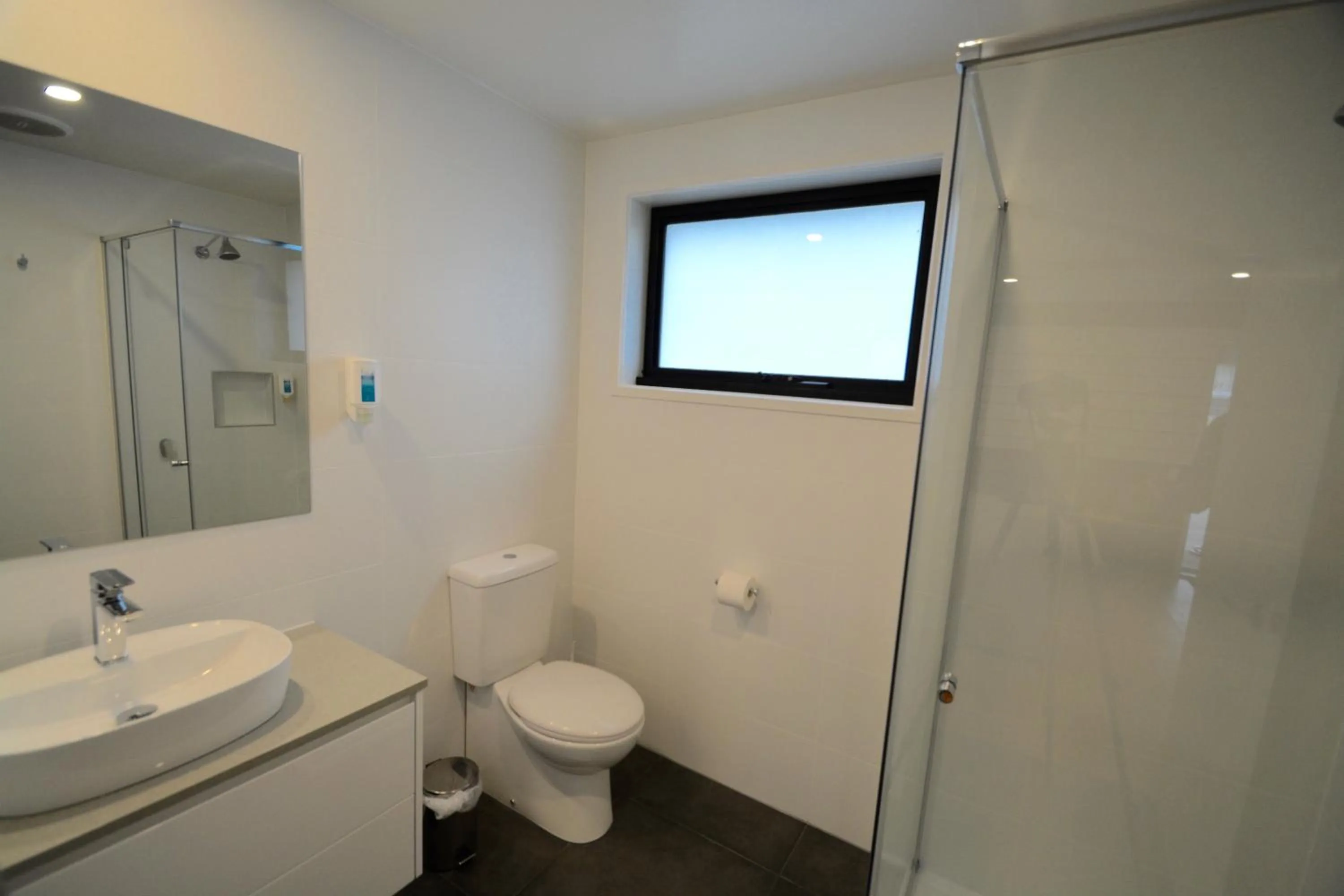 Bathroom in Beachfront Motel