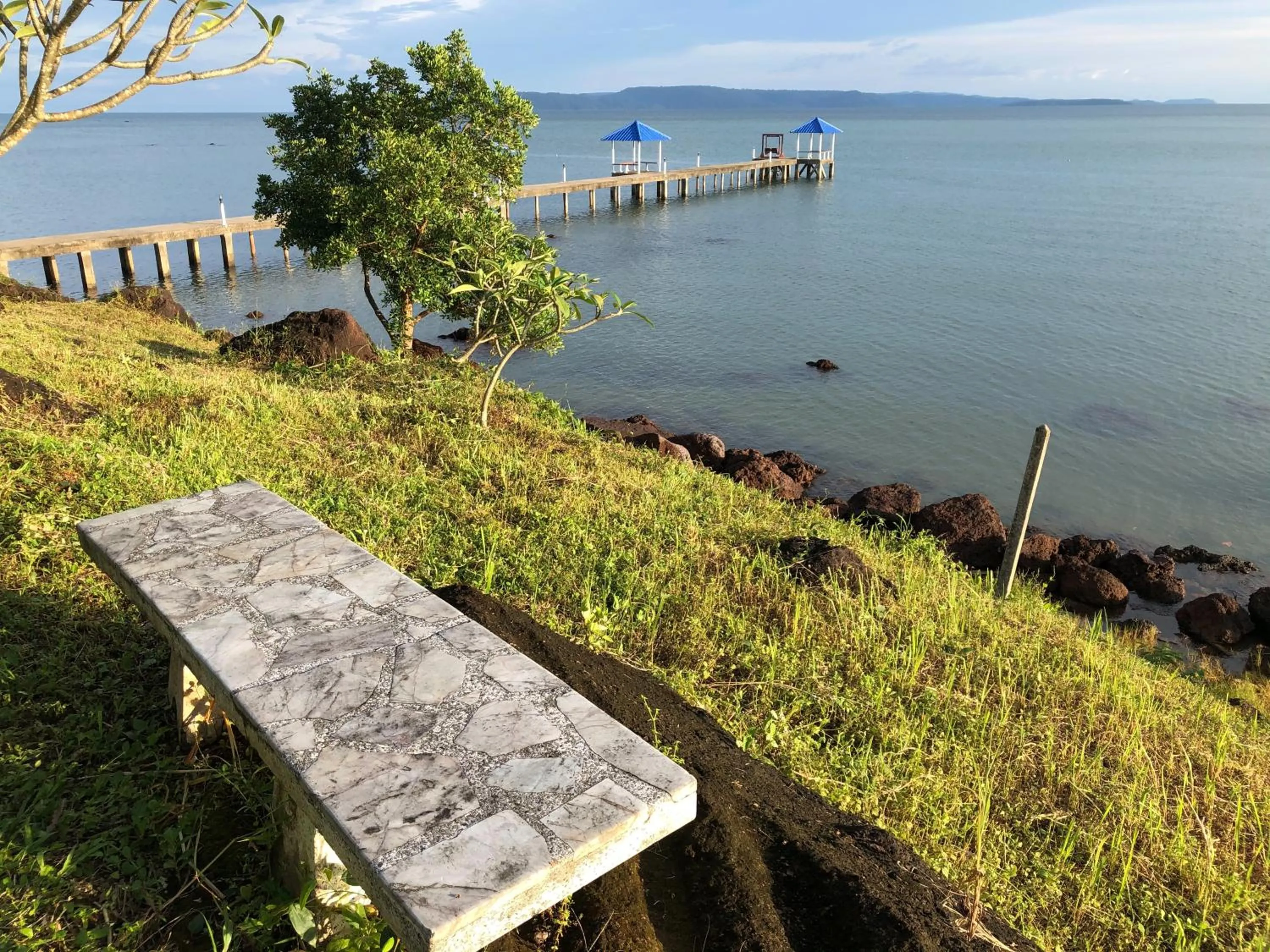 Natural landscape in Koh Mak Buri Hut Natural Resort