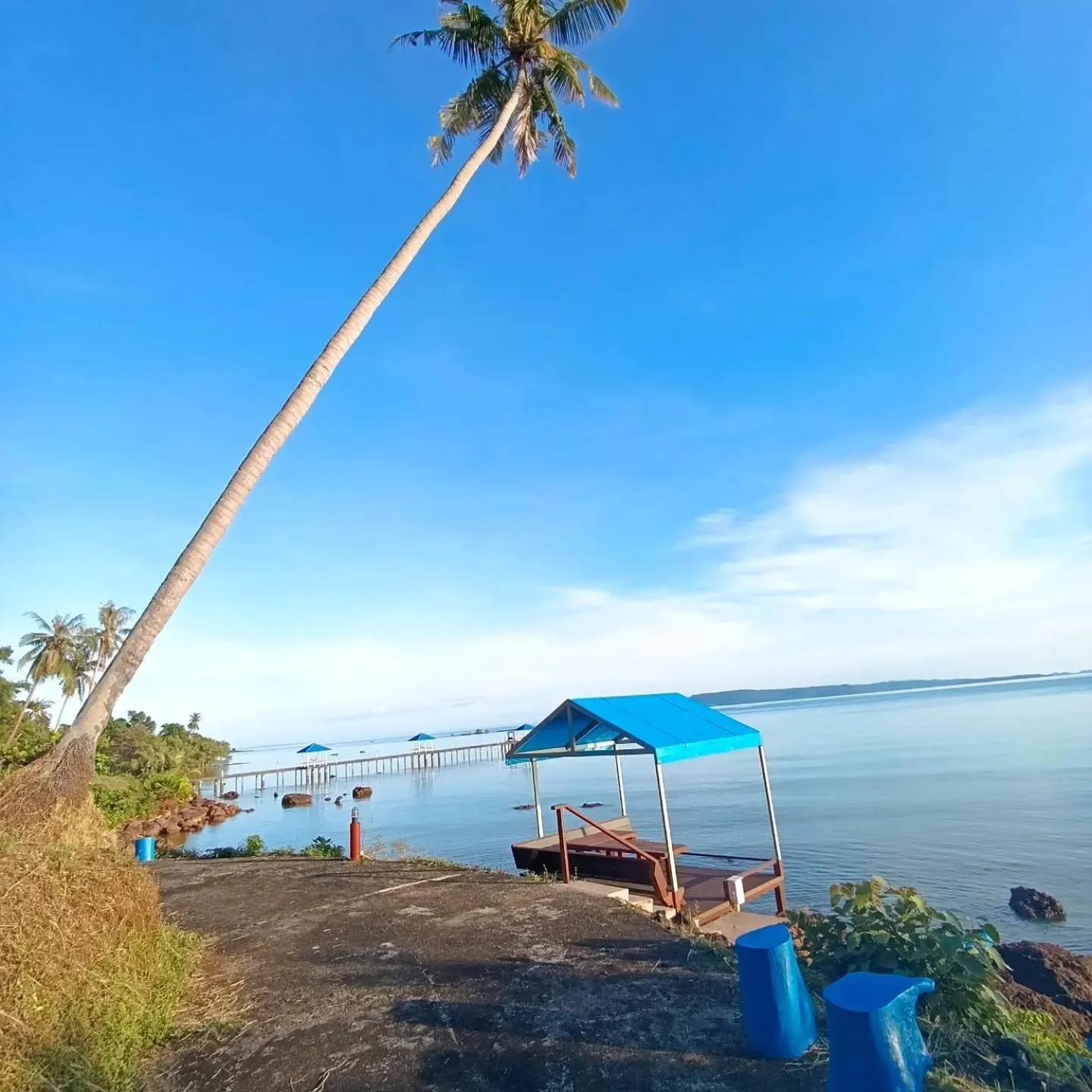 Natural landscape in Koh Mak Buri Hut Natural Resort