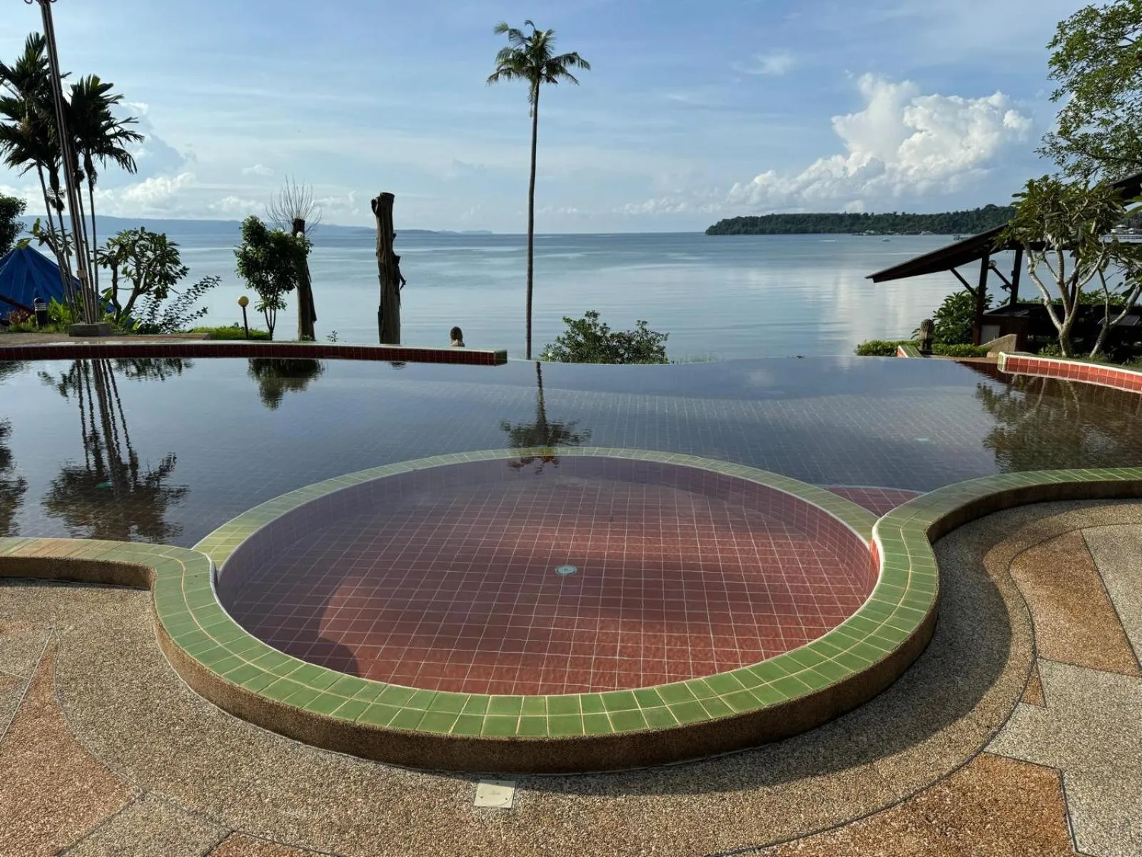 Swimming pool in Koh Mak Buri Hut Natural Resort